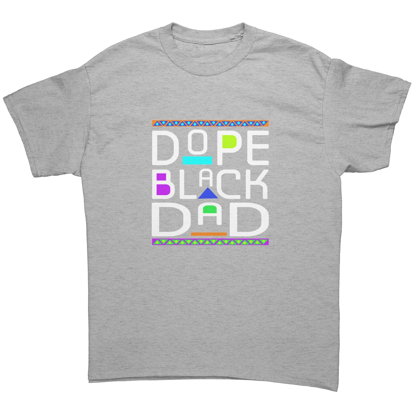 Dope Black Dad Tee White Lettering