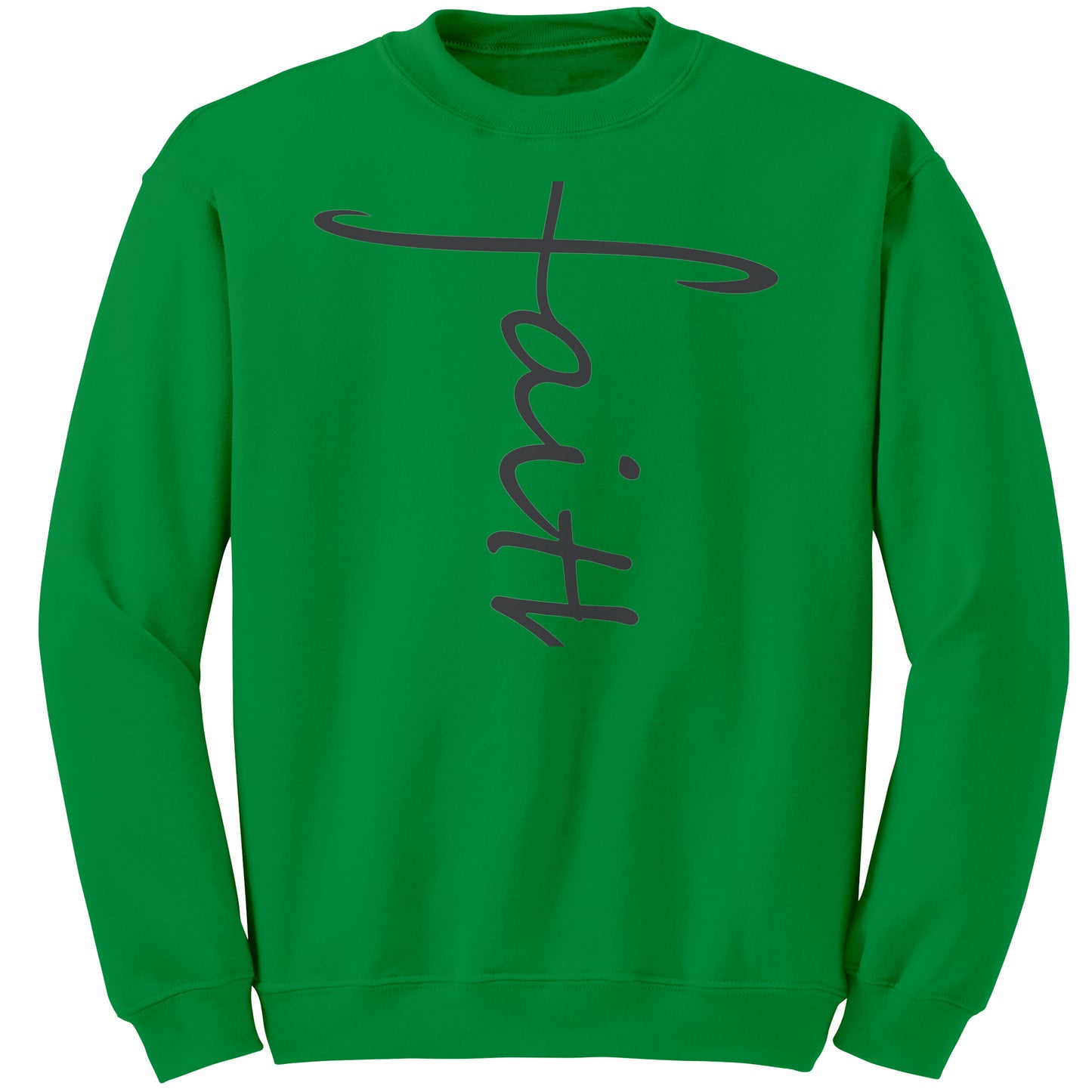 Faith Sweatshirt black lettering