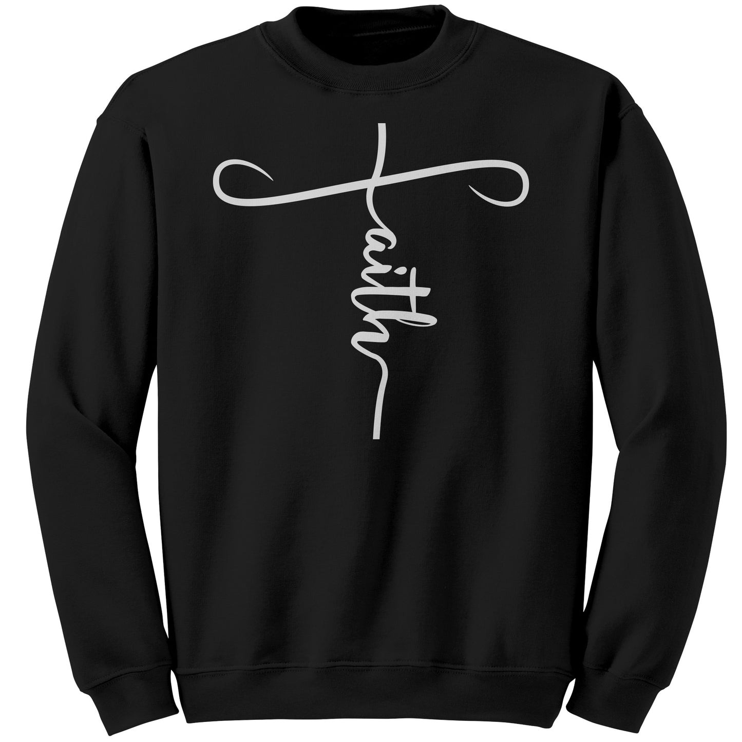 Faith Sweatshirt white lettering