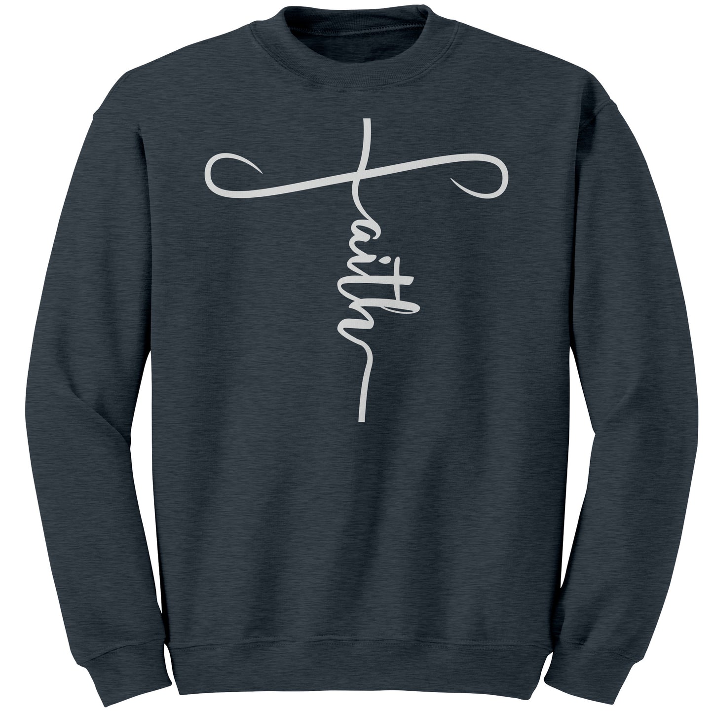 Faith Sweatshirt white lettering