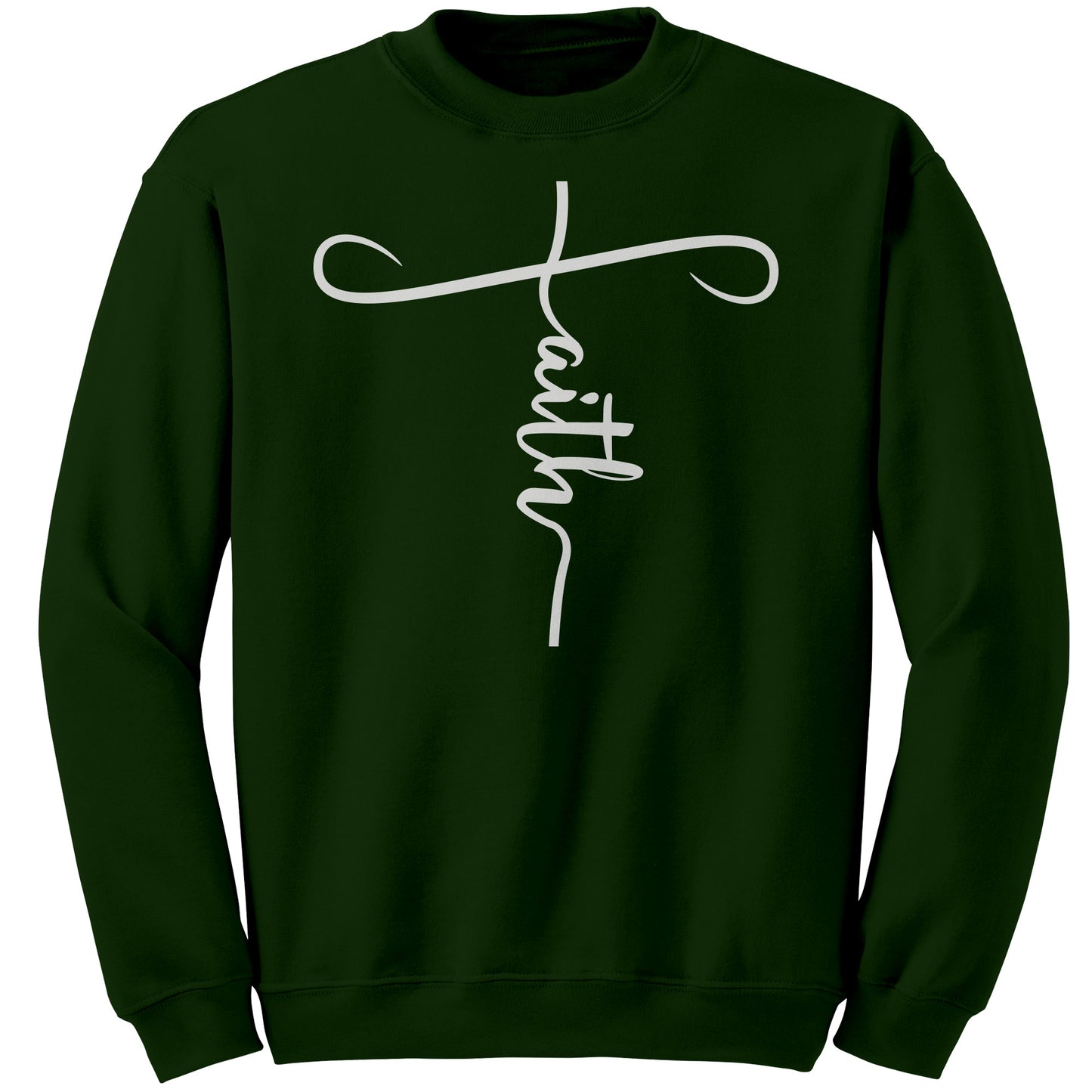 Faith Sweatshirt white lettering