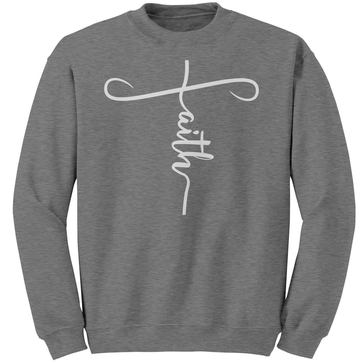 Faith Sweatshirt white lettering