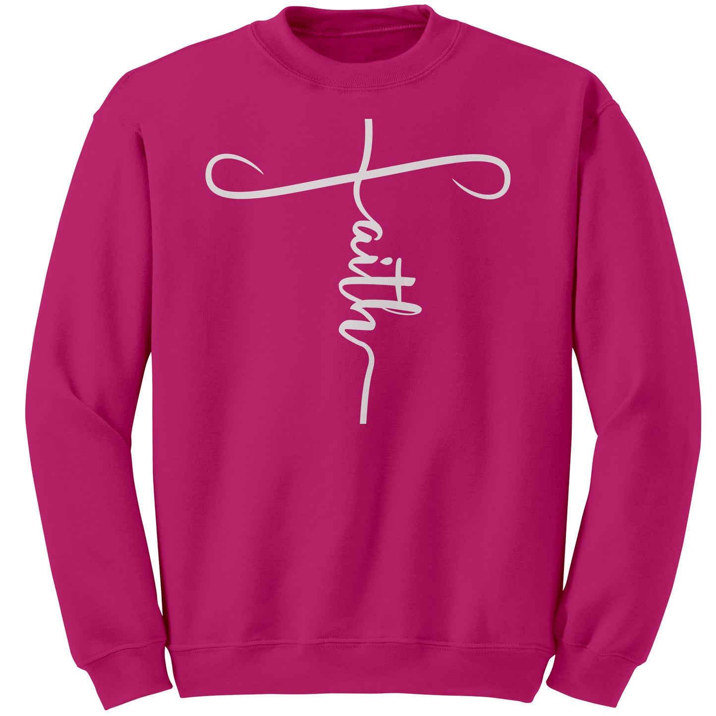Faith Sweatshirt white lettering