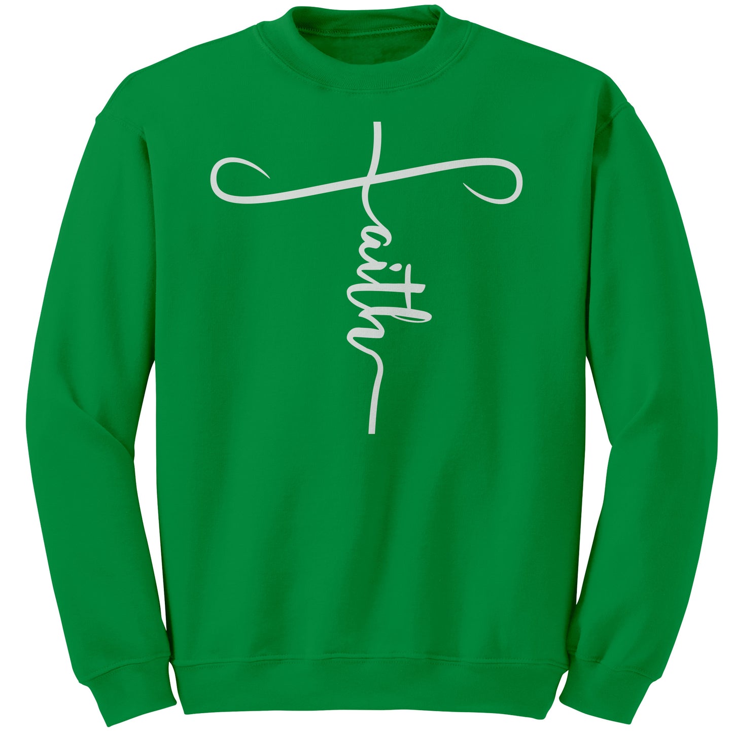 Faith Sweatshirt white lettering