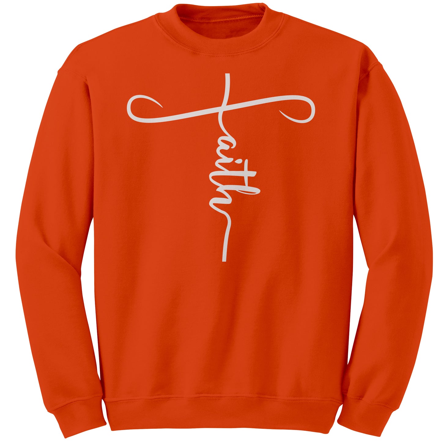 Faith Sweatshirt white lettering
