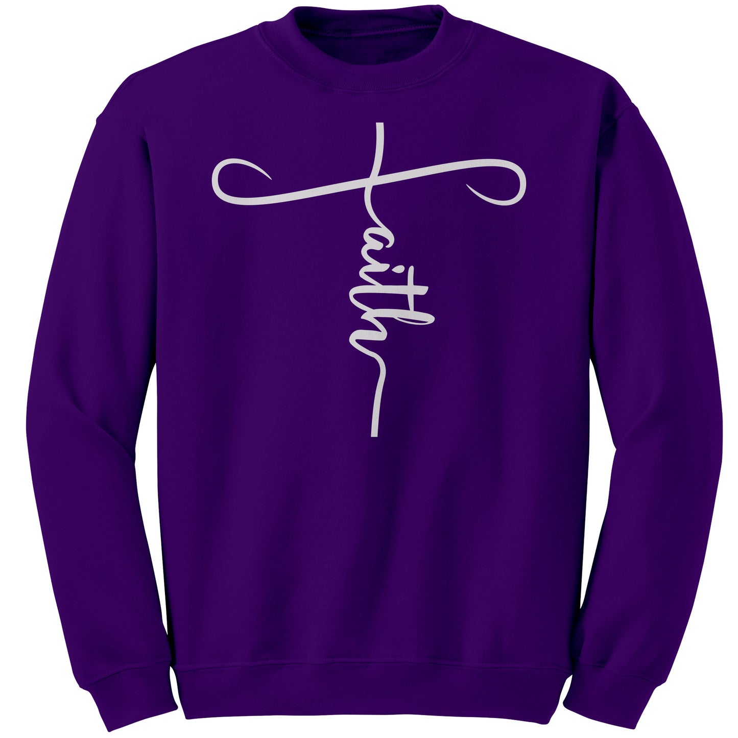 Faith Sweatshirt white lettering