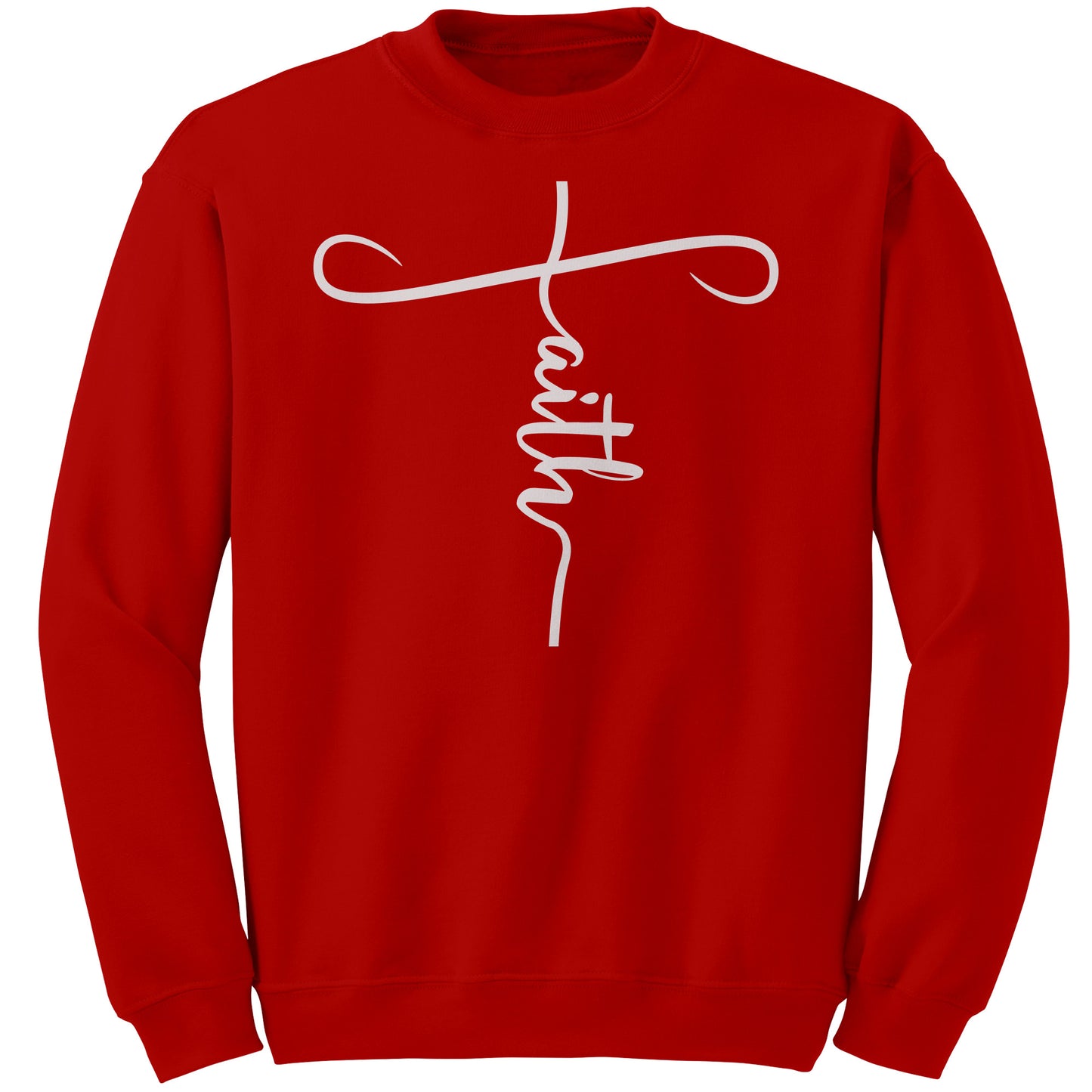 Faith Sweatshirt white lettering