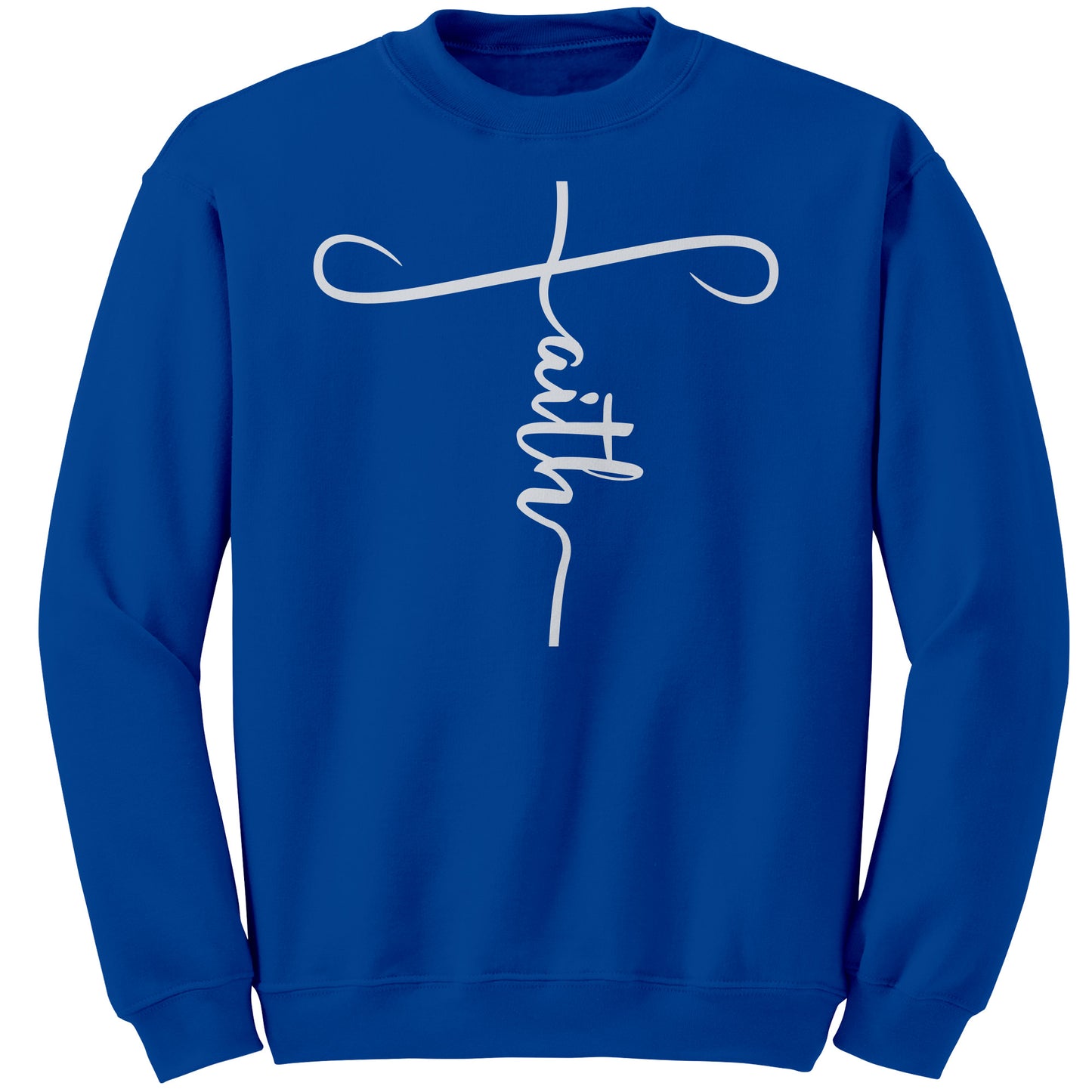 Faith Sweatshirt white lettering