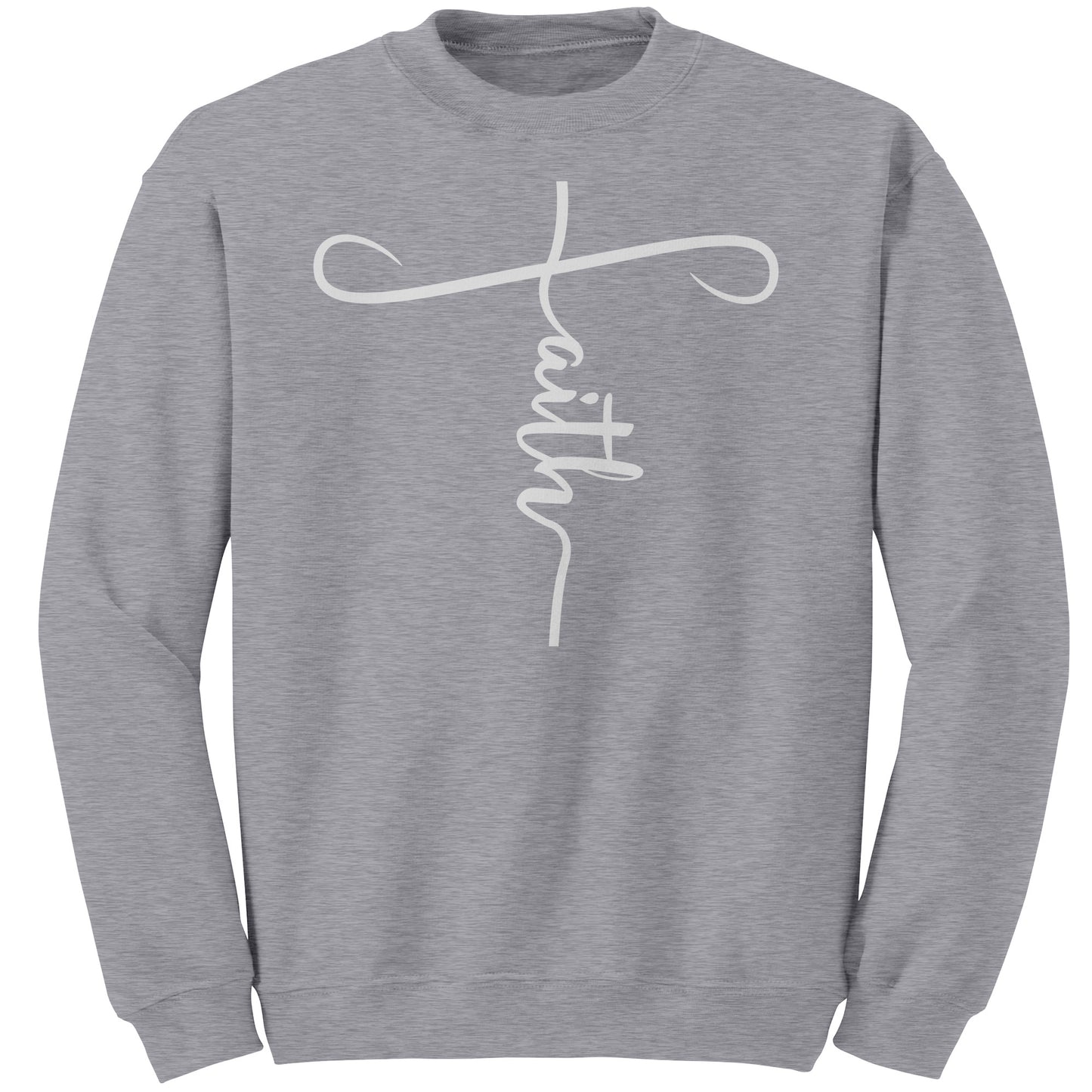 Faith Sweatshirt white lettering