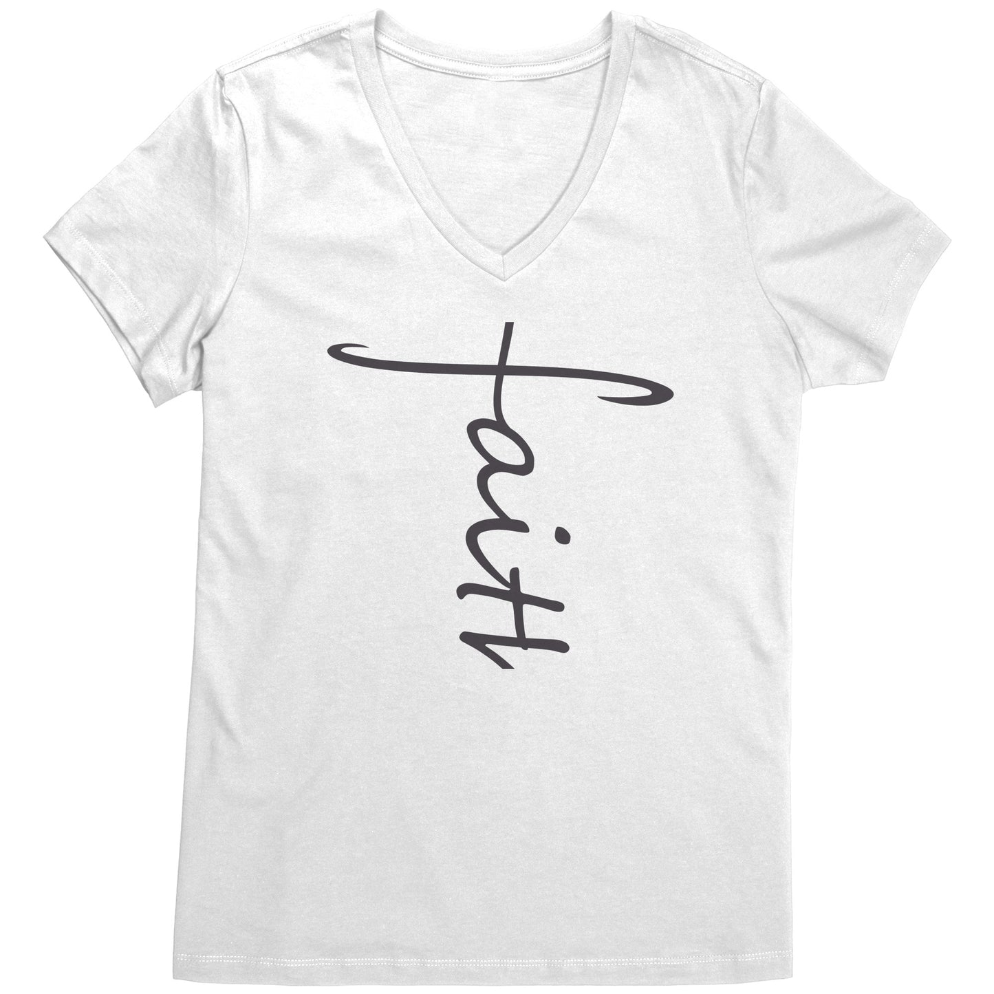Faith Woman's V-Neck Tee