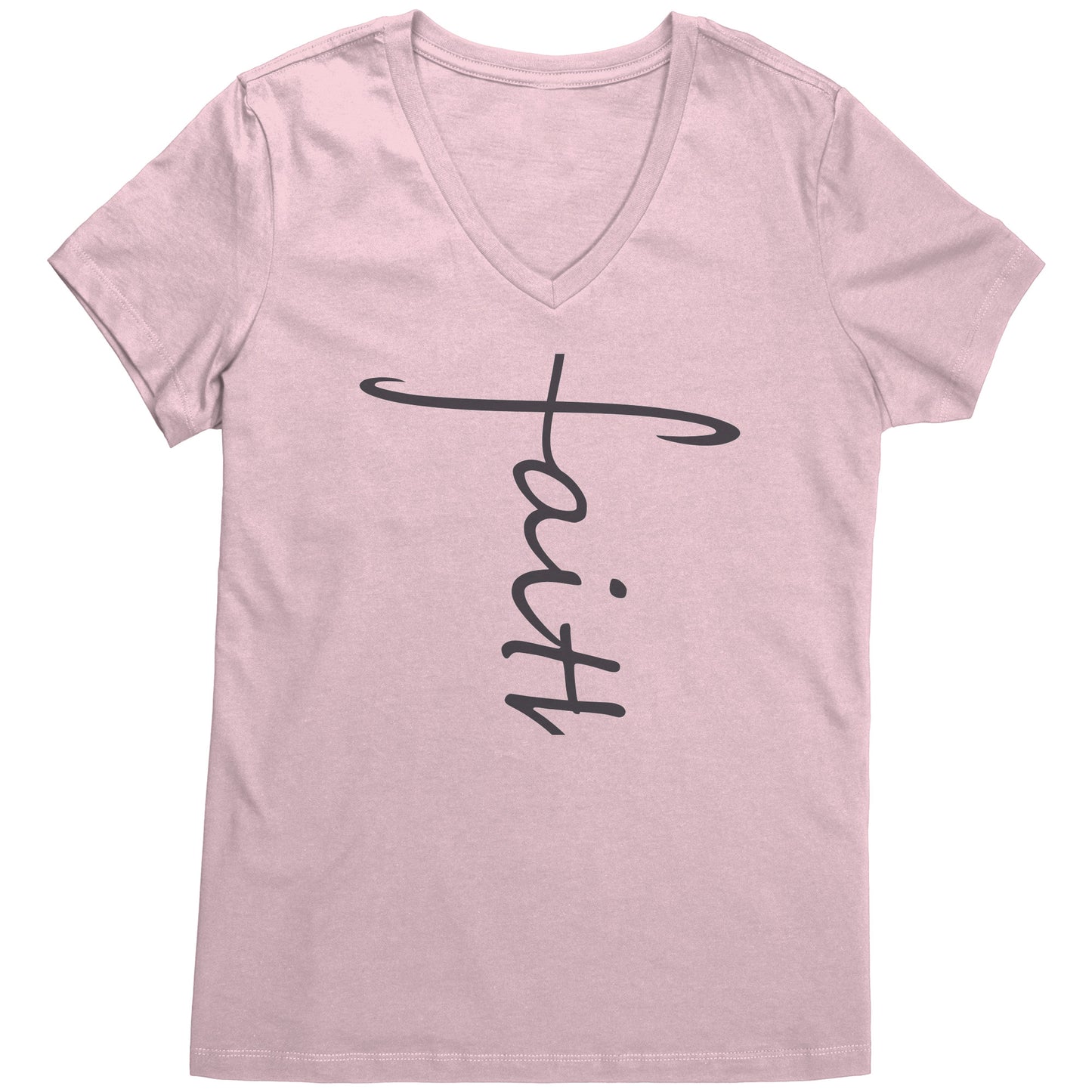 Faith Woman's V-Neck Tee
