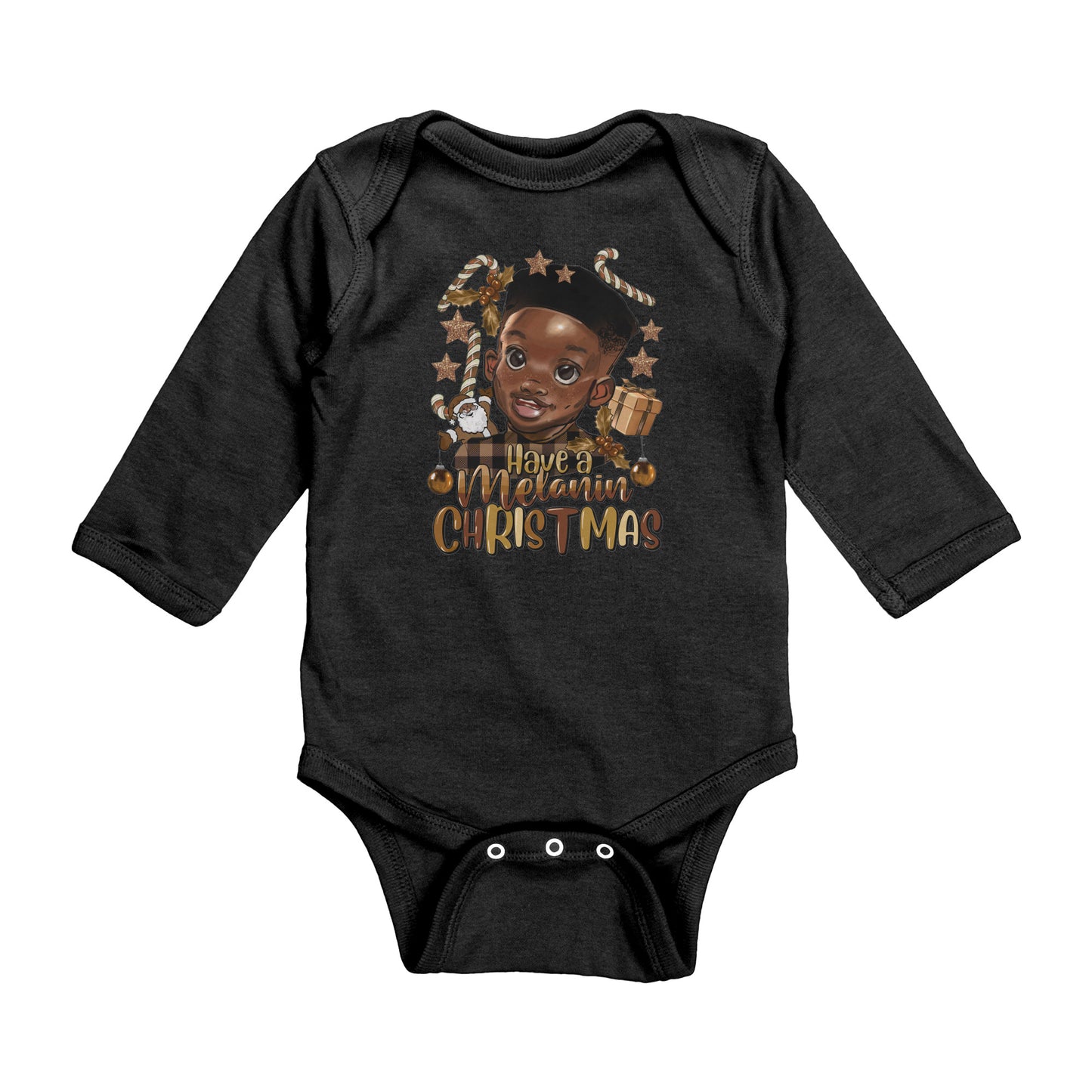 Have a Melanin Christmas Boy Bodysuit
