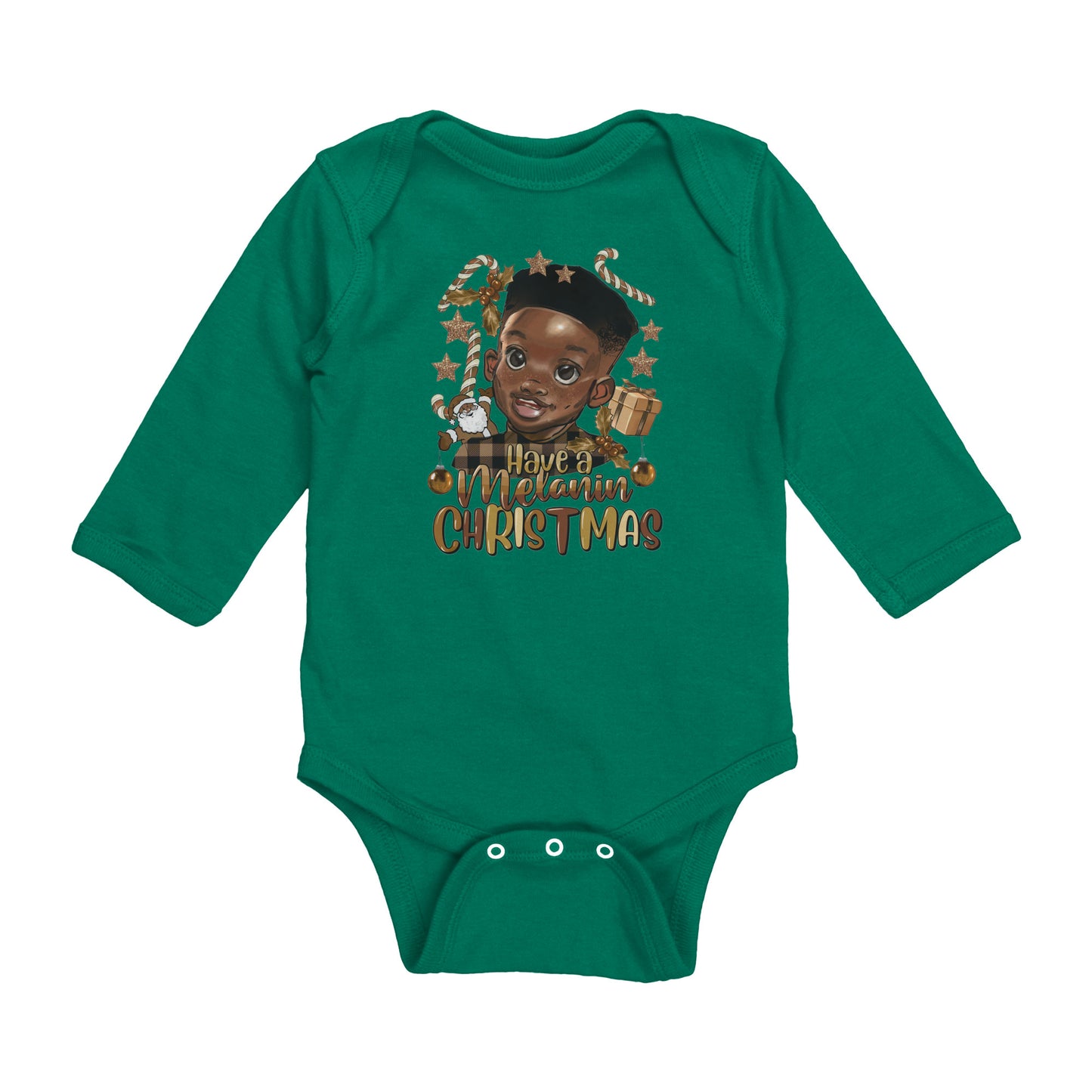 Have a Melanin Christmas Boy Bodysuit