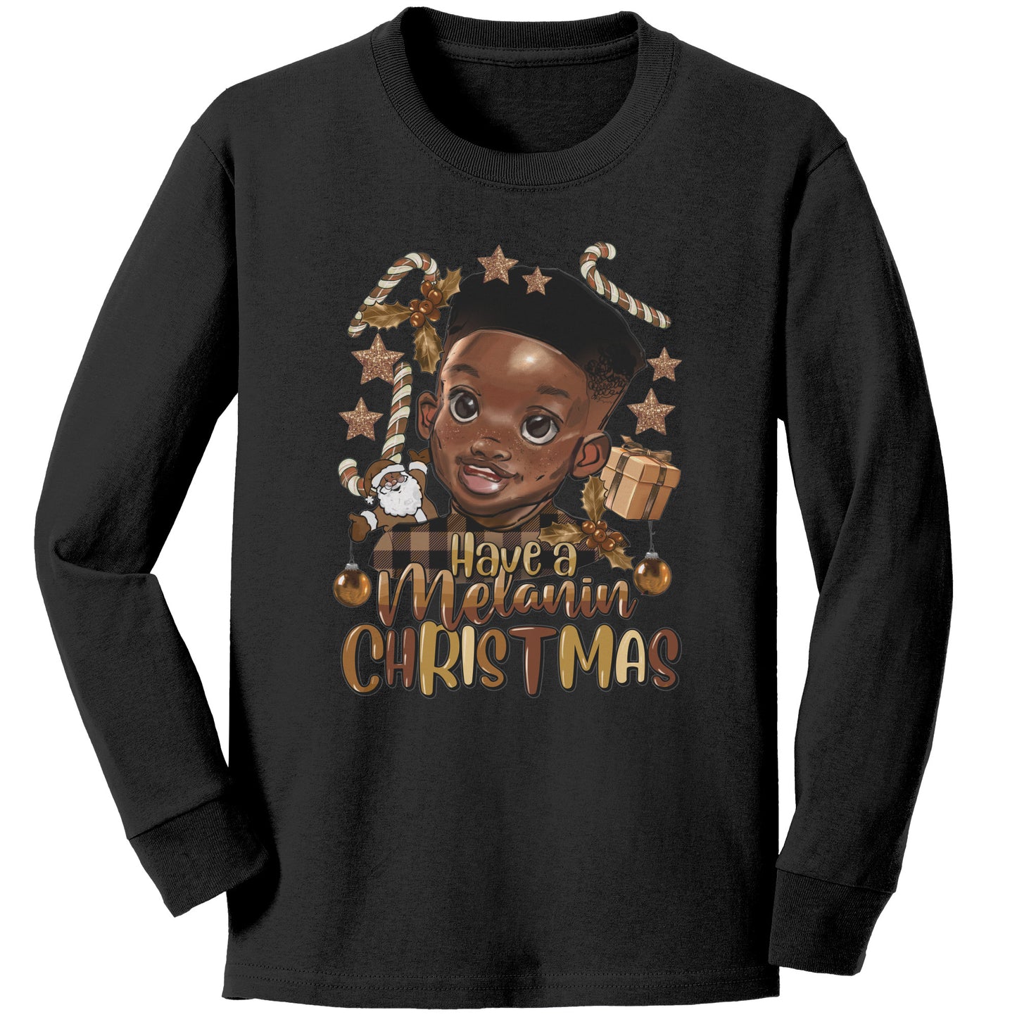 Have a Melanin Christmas Boy Tee