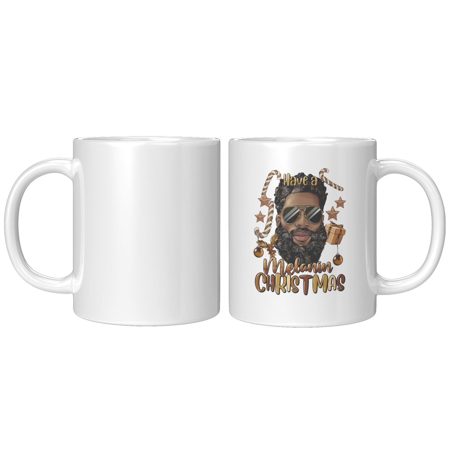 Have a Melanin Christmas Dad Mug