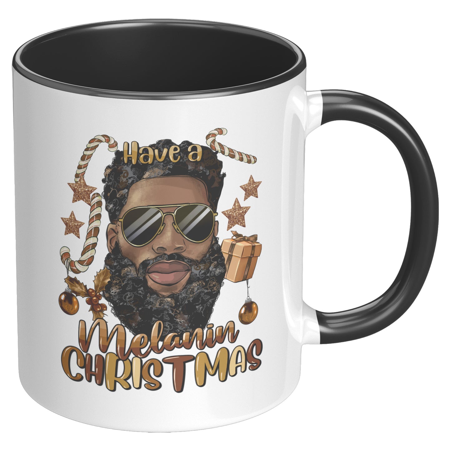 Have a Melanin Christmas Dad Mug