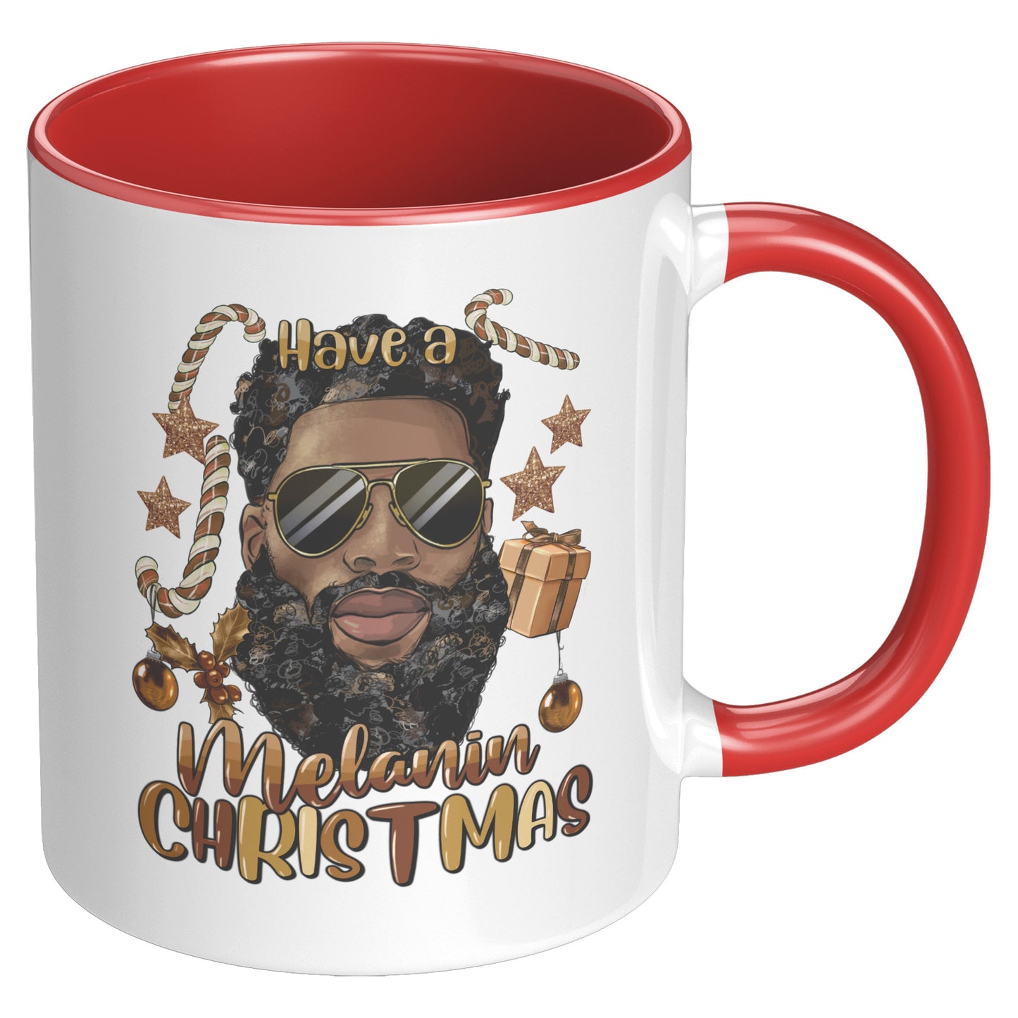 Have a Melanin Christmas Dad Mug