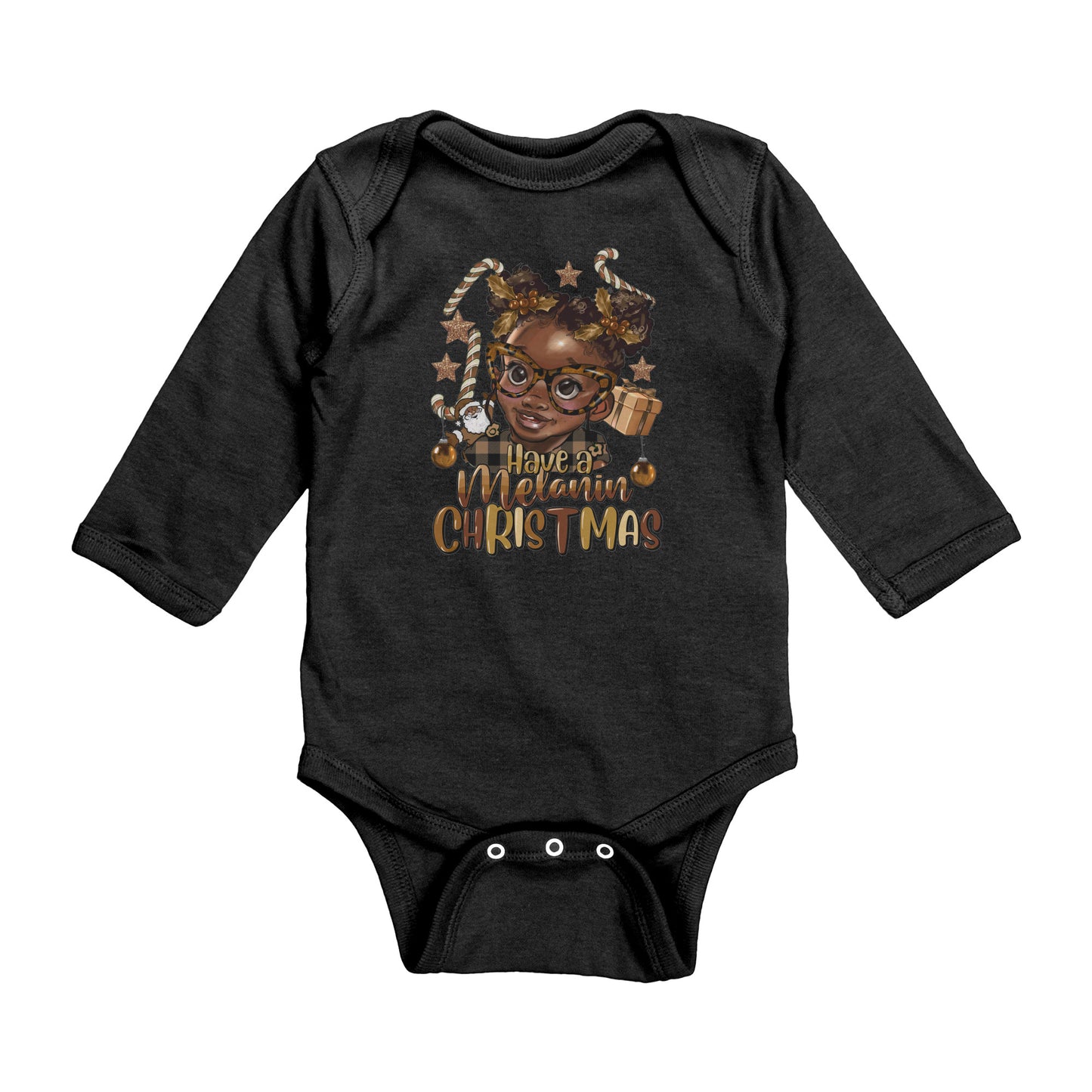 Have a Melanin Christmas Girl Bodysuit