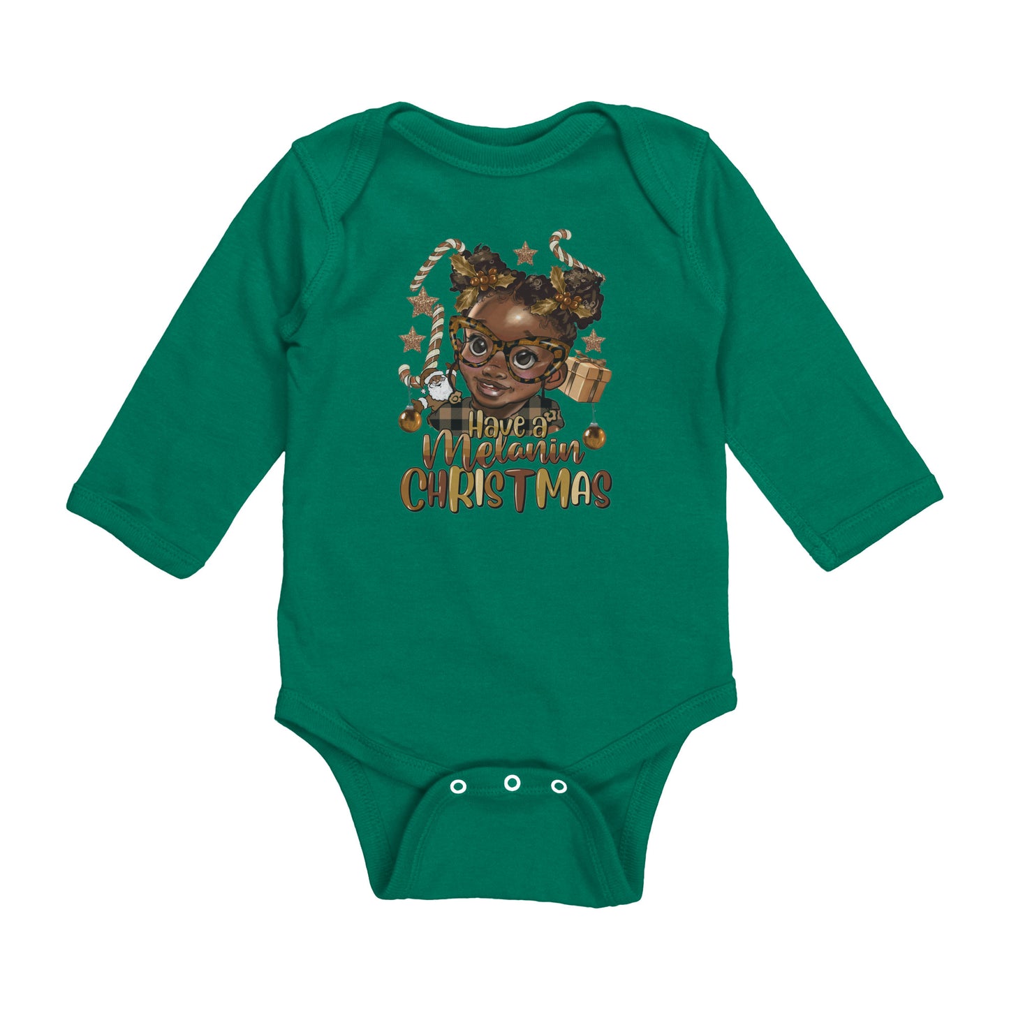 Have a Melanin Christmas Girl Bodysuit