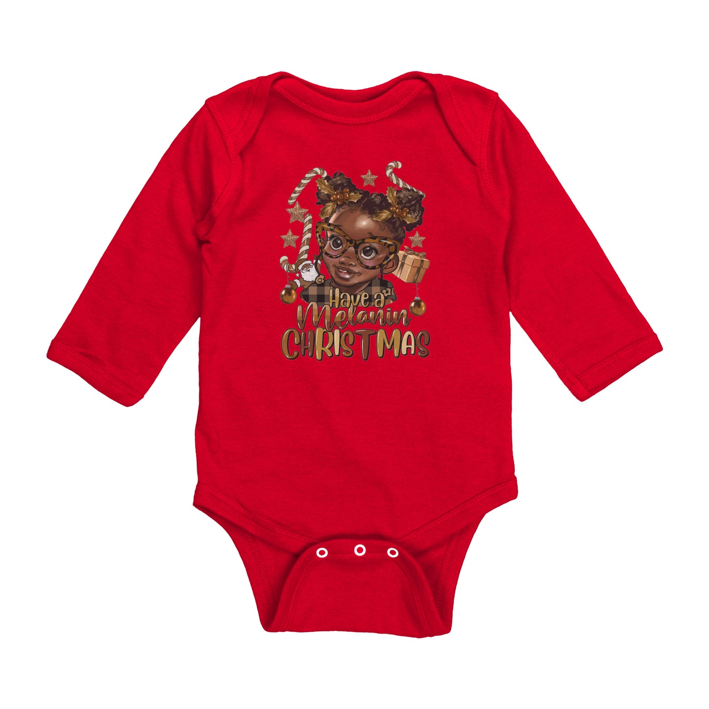 Have a Melanin Christmas Girl Bodysuit