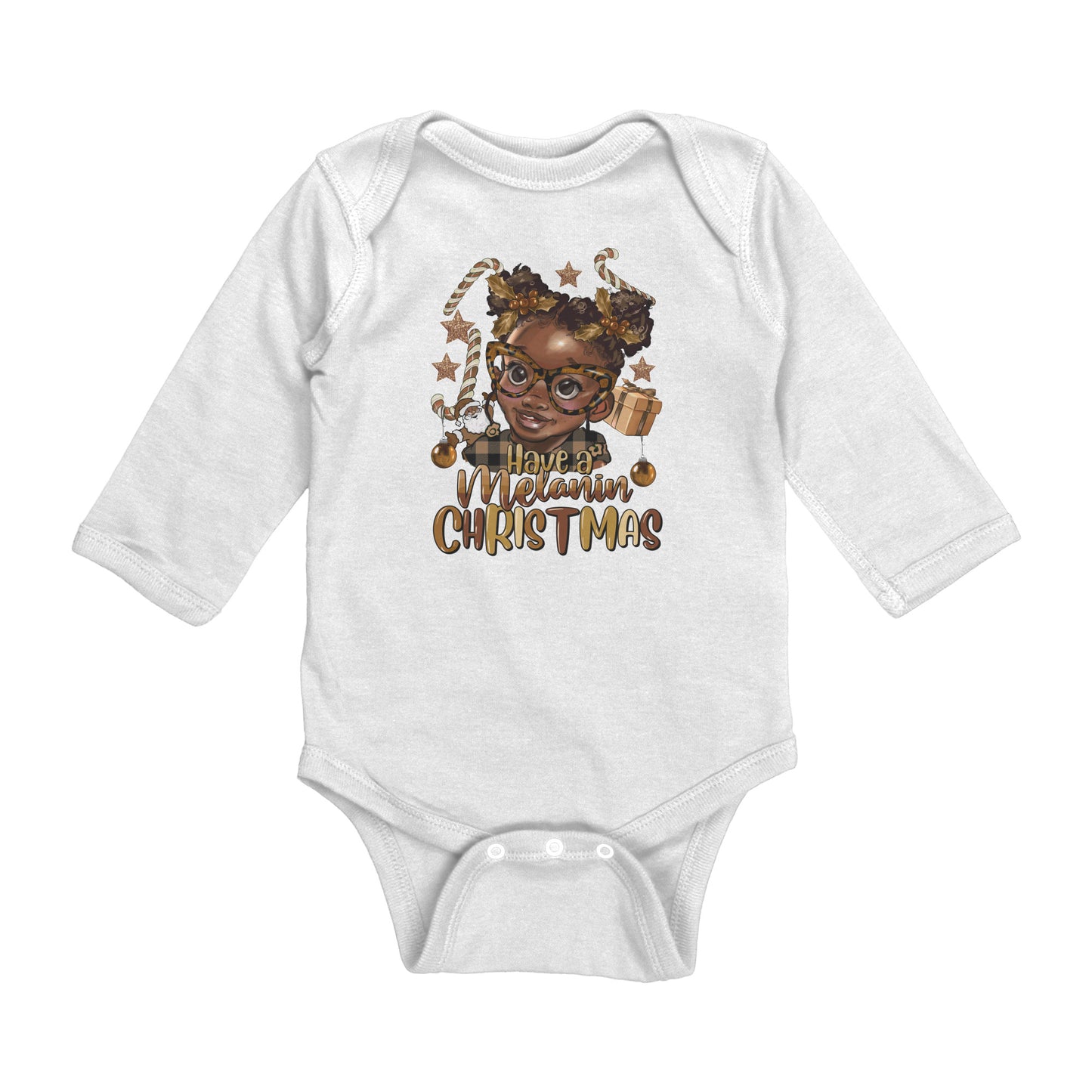 Have a Melanin Christmas Girl Bodysuit