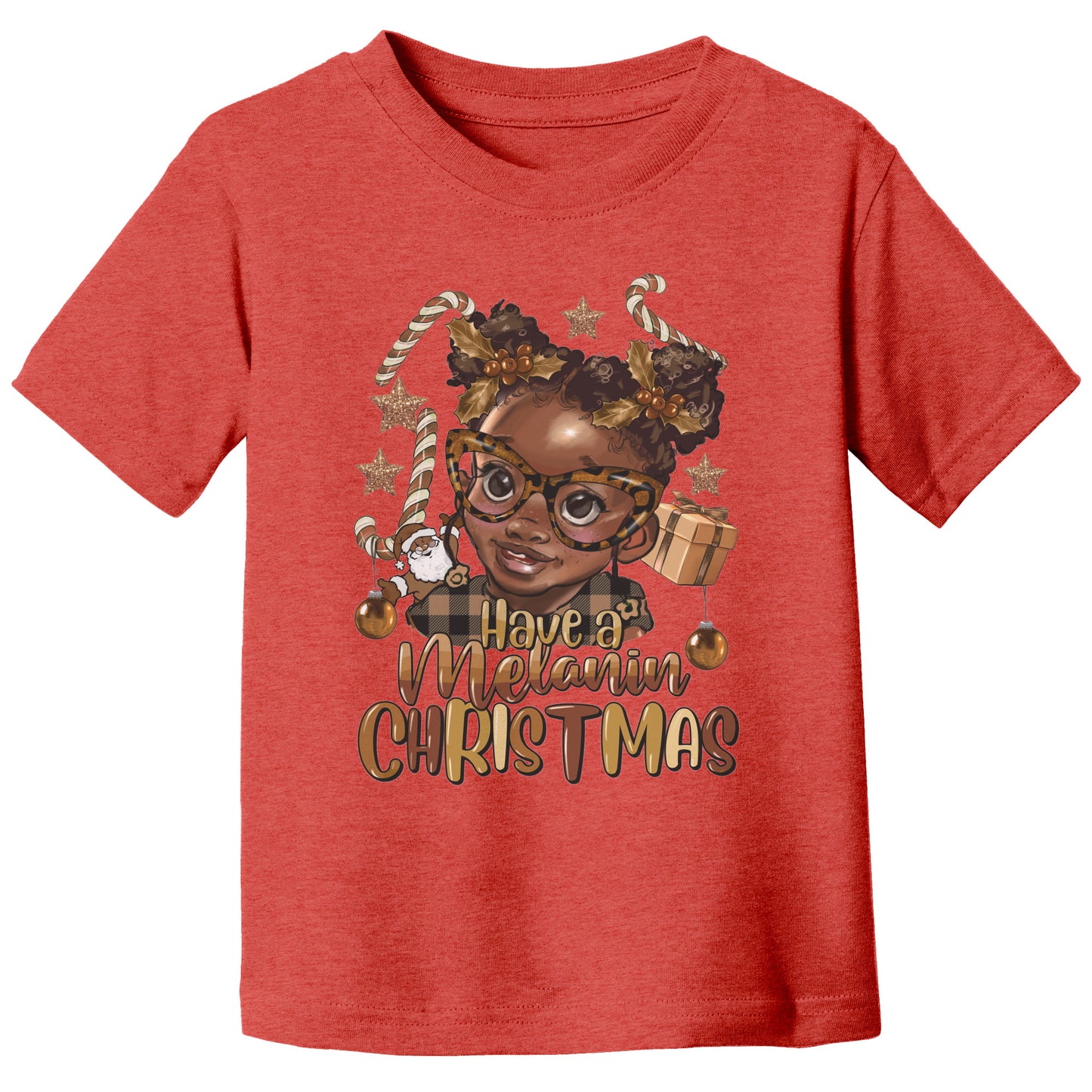 Have a Melanin Christman Girl Toddler Tee