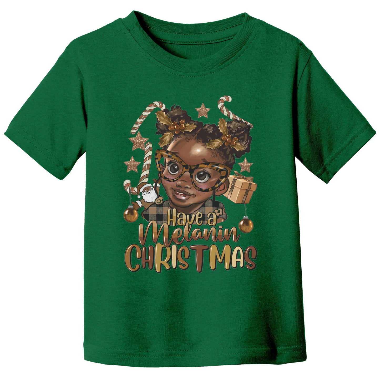 Have a Melanin Christman Girl Toddler Tee