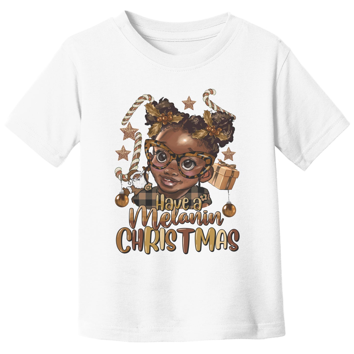 Have a Melanin Christman Girl Toddler Tee