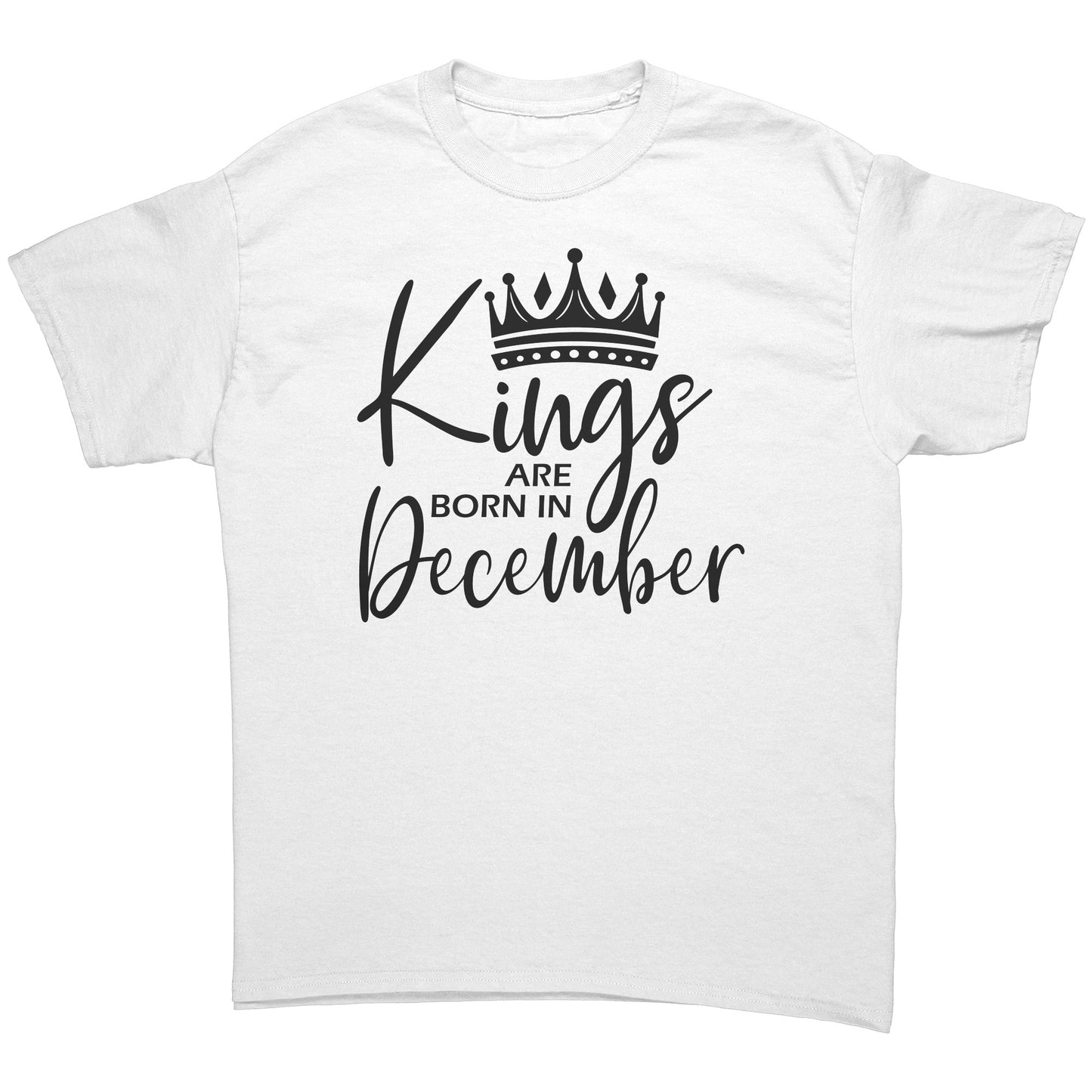 Kings Are Born In December Tee
