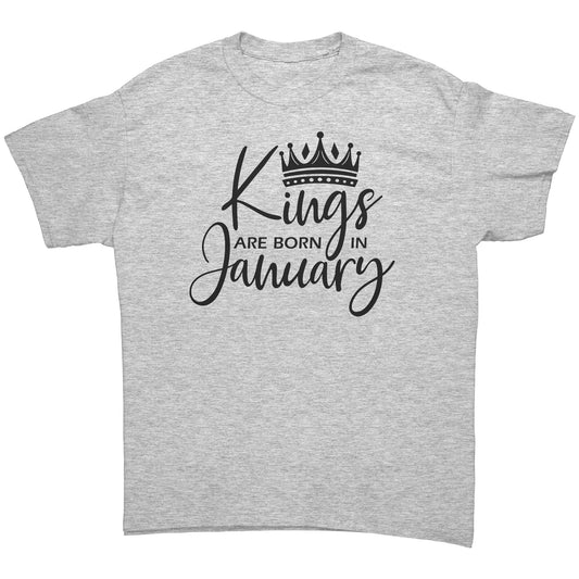 Kings Are Born In January Tee