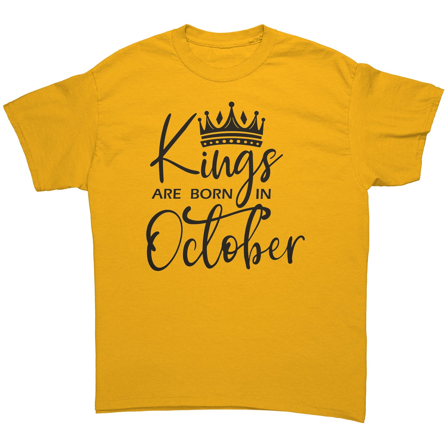 Kings Are Born In October Tee