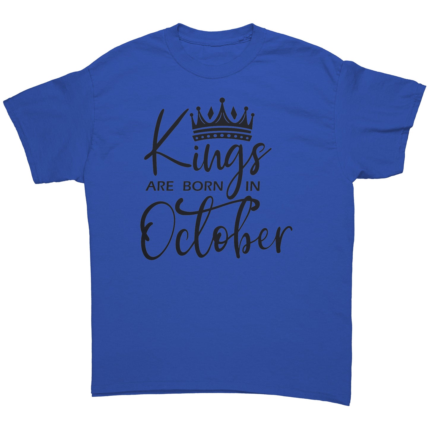 Kings Are Born In October Tee