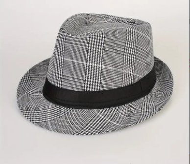 Black and White Fedora