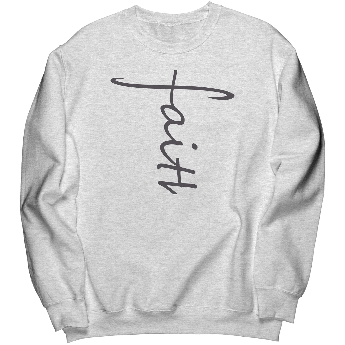 Faith Sweathshirt w/black lettering