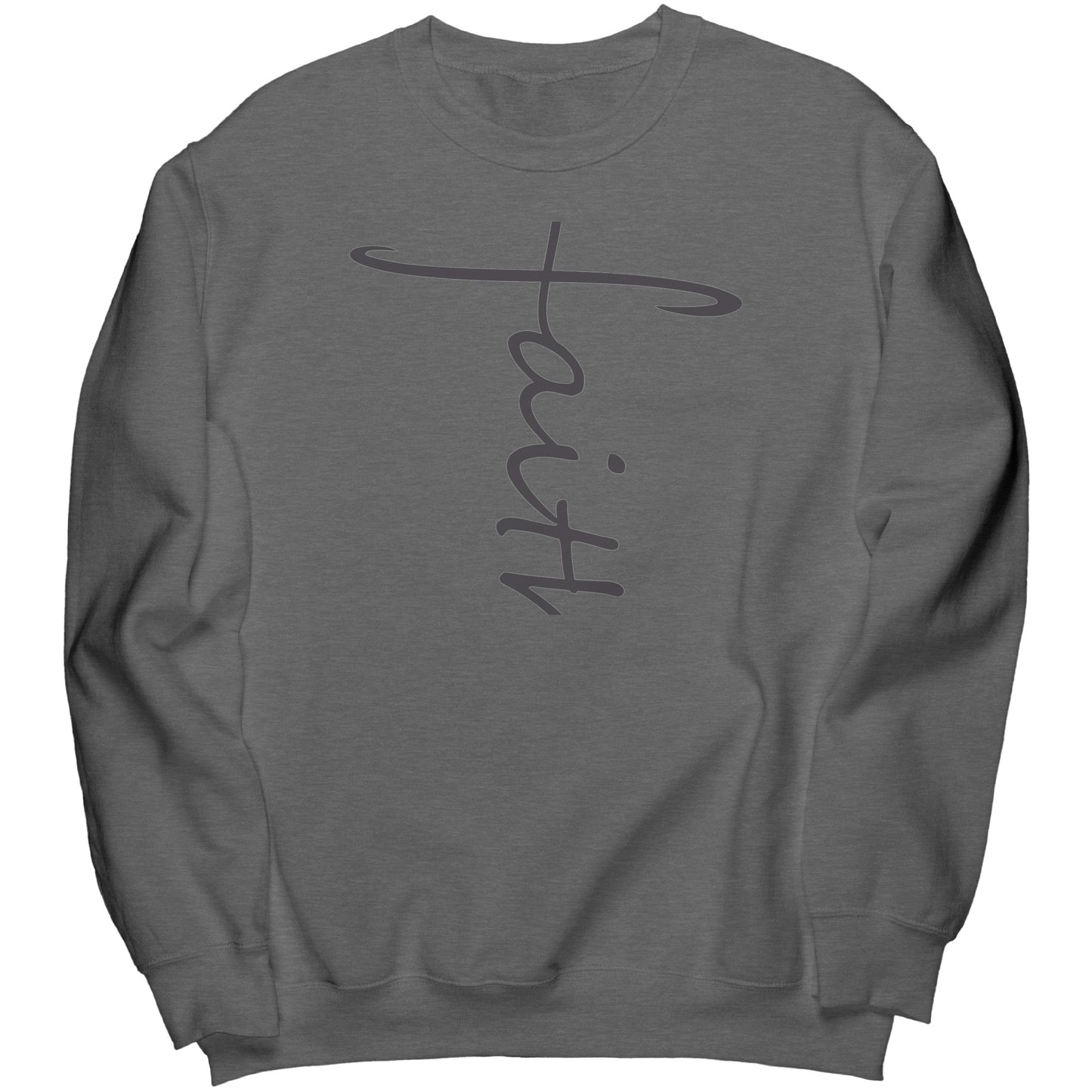 Faith Sweathshirt w/black lettering