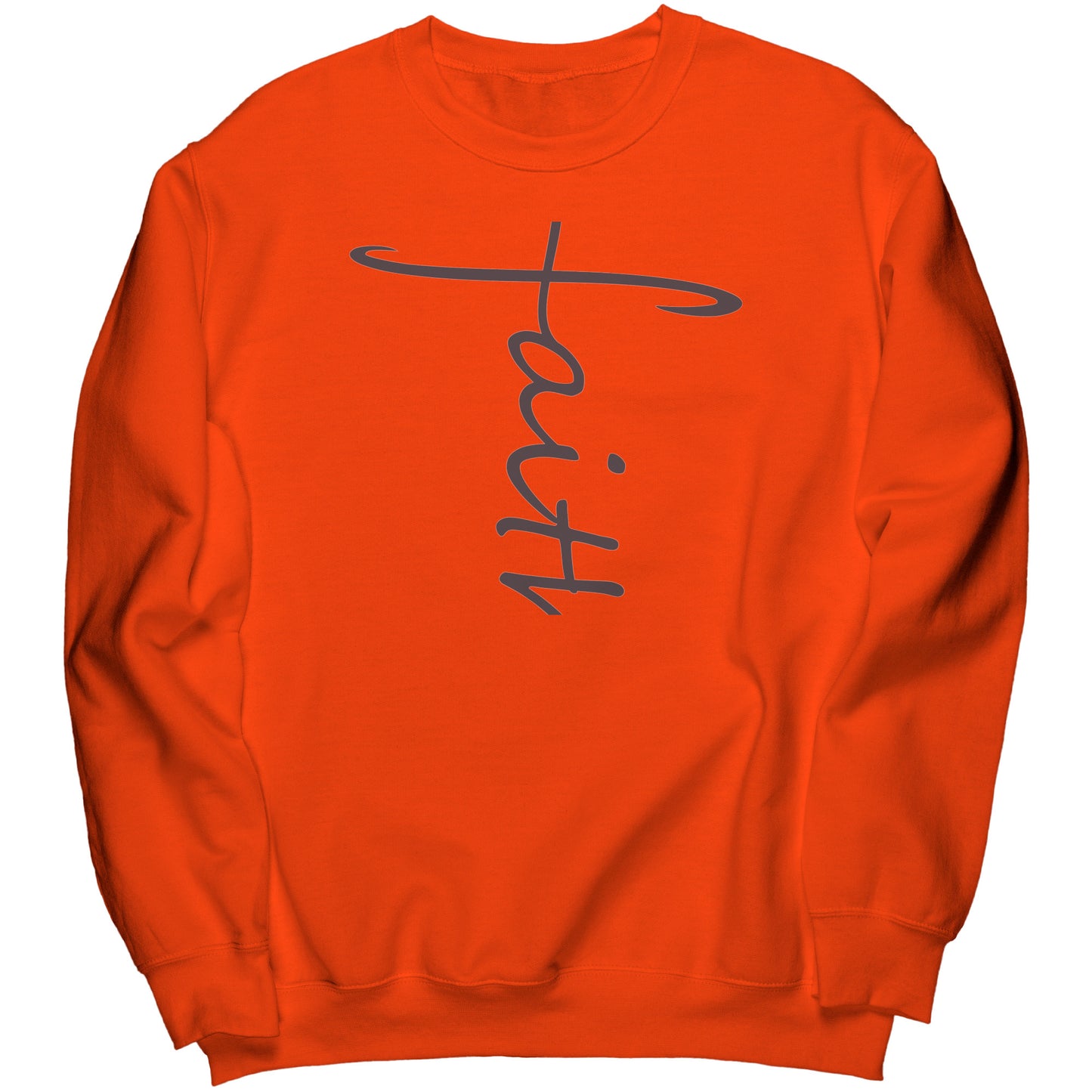 Faith Sweathshirt w/black lettering