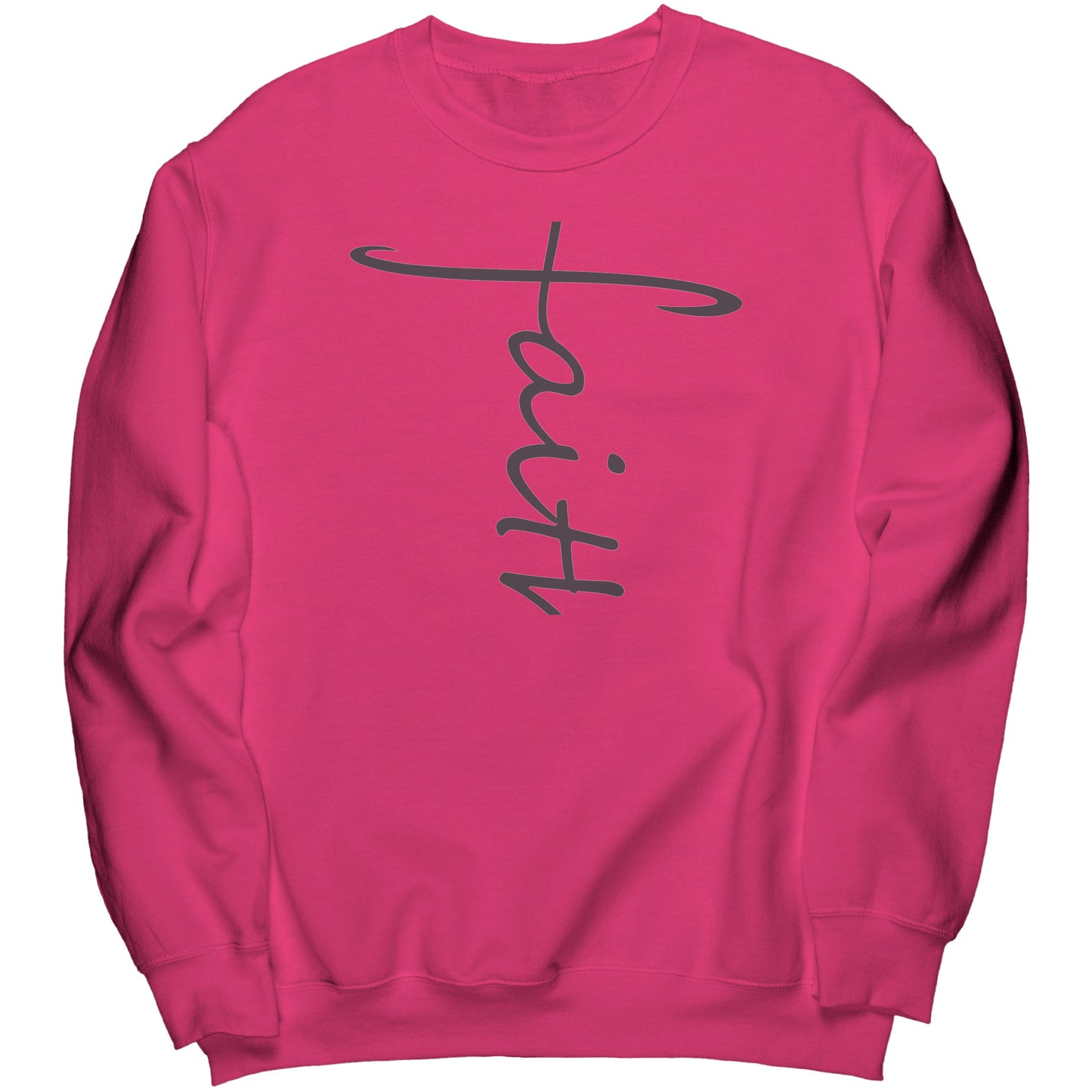 Faith Sweathshirt w/black lettering