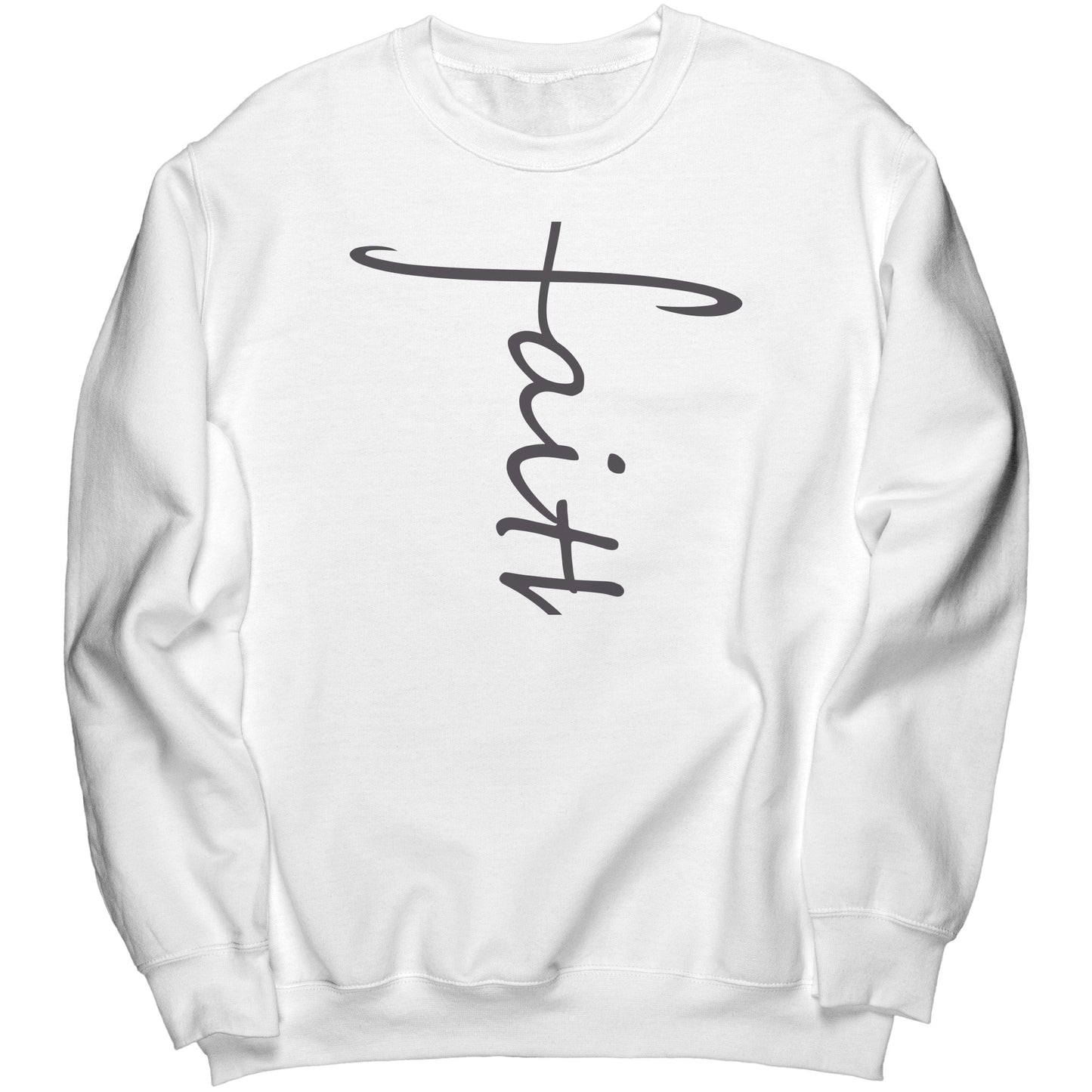 Faith Sweathshirt w/black lettering