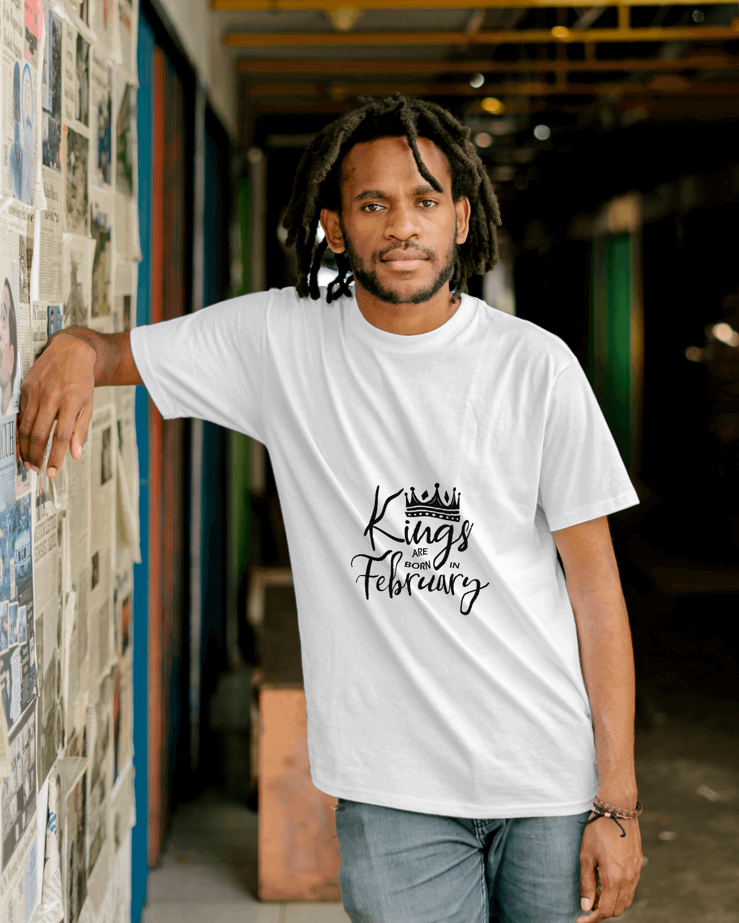 Kings Are Born In February Tee