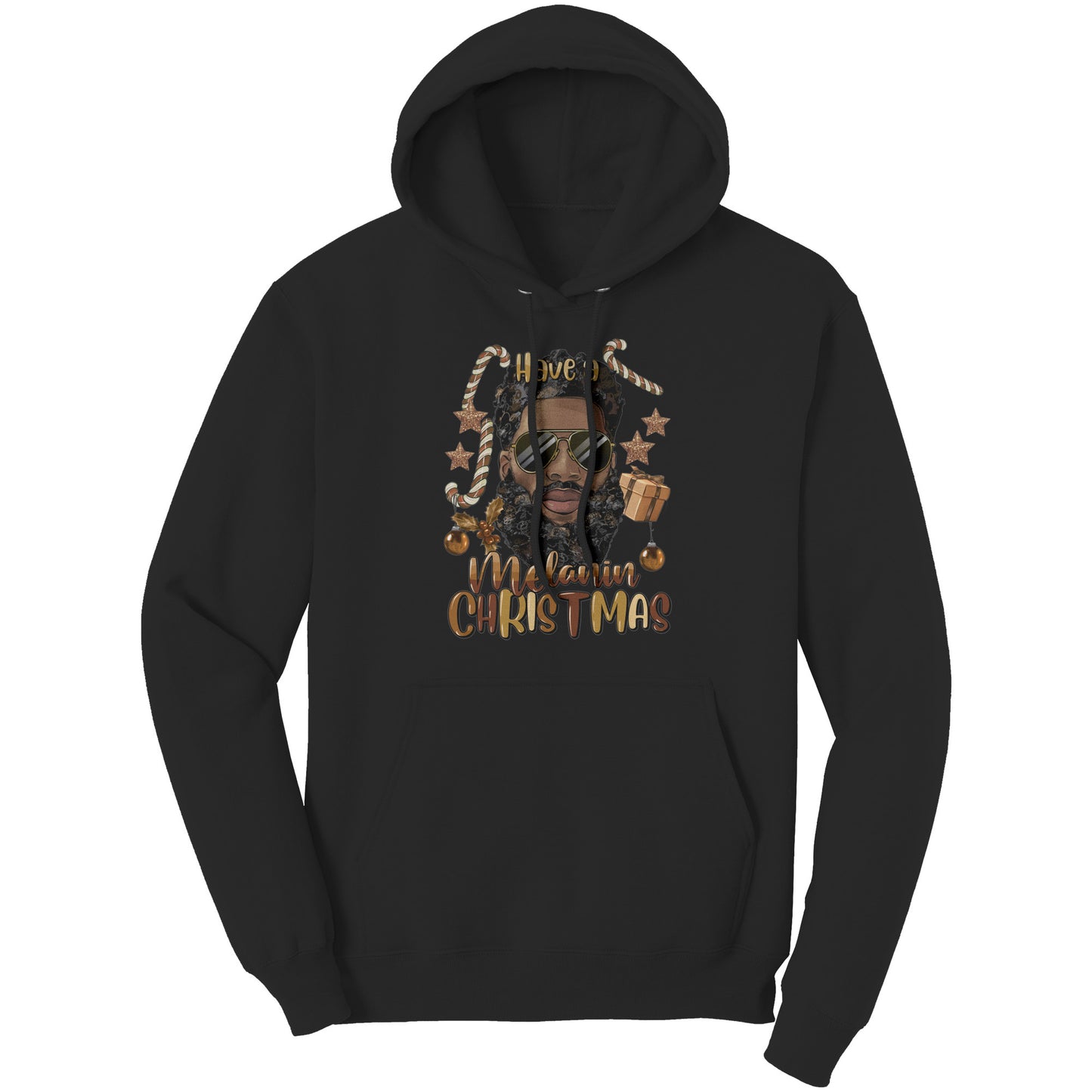 Have a Melanin Christmas Dad Hoodie