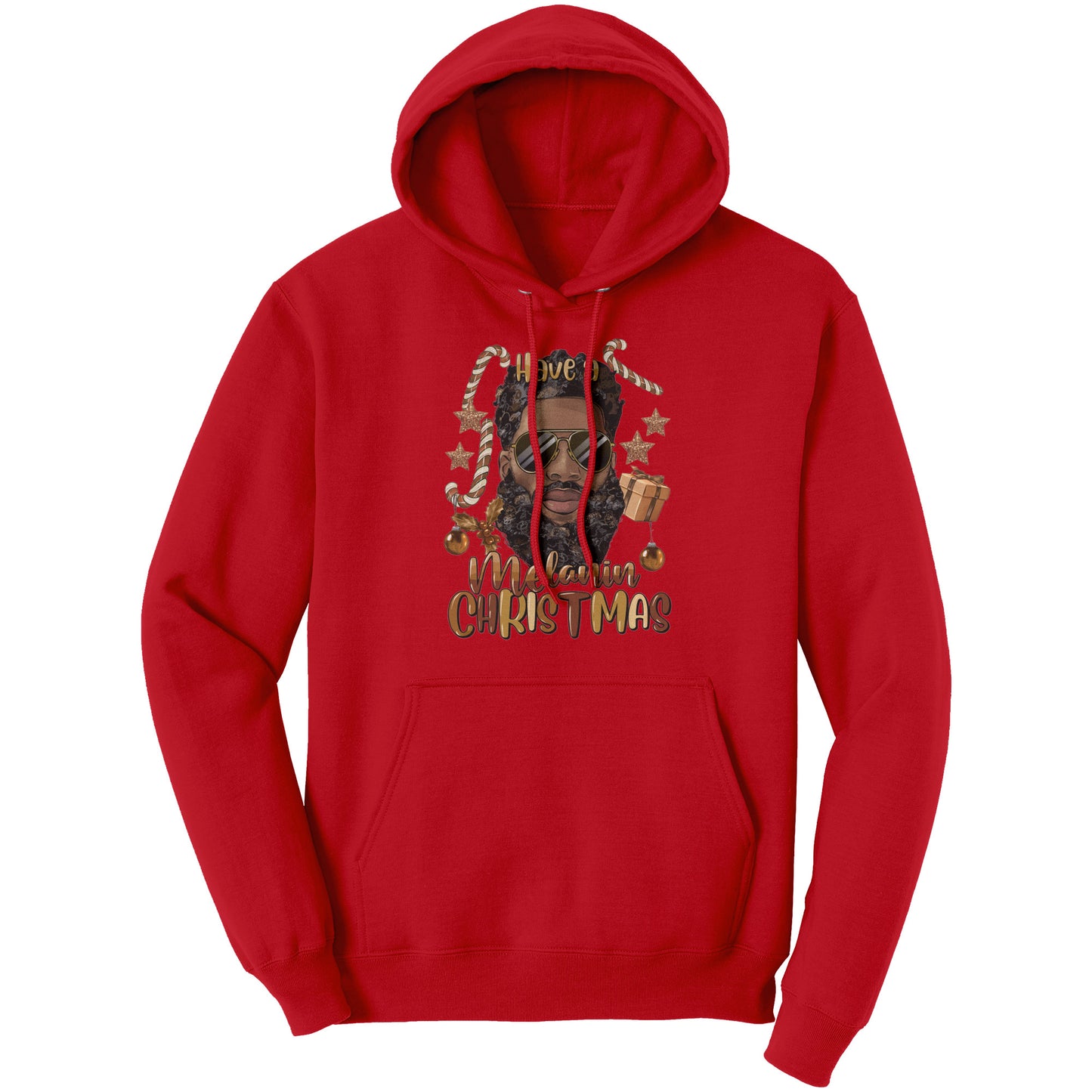 Have a Melanin Christmas Dad Hoodie