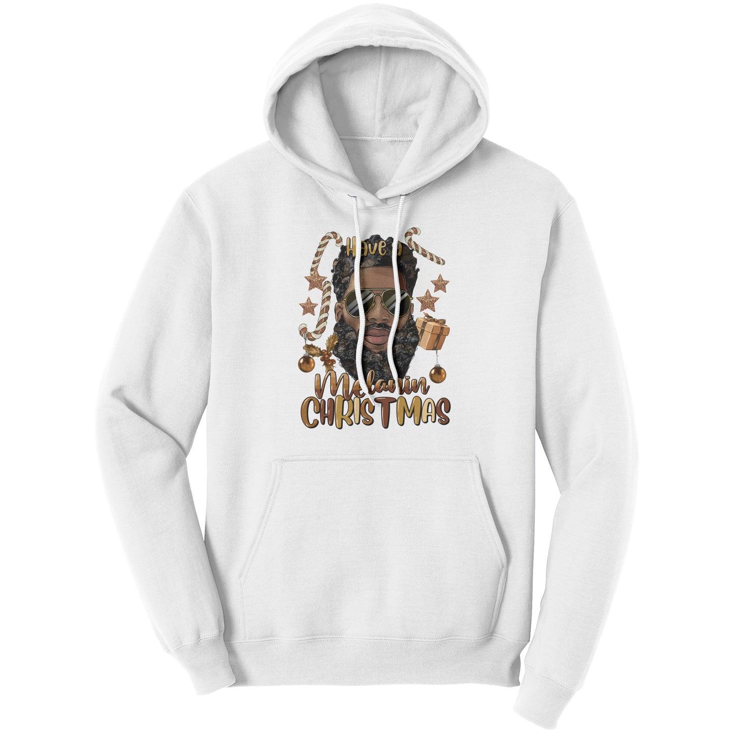 Have a Melanin Christmas Dad Hoodie