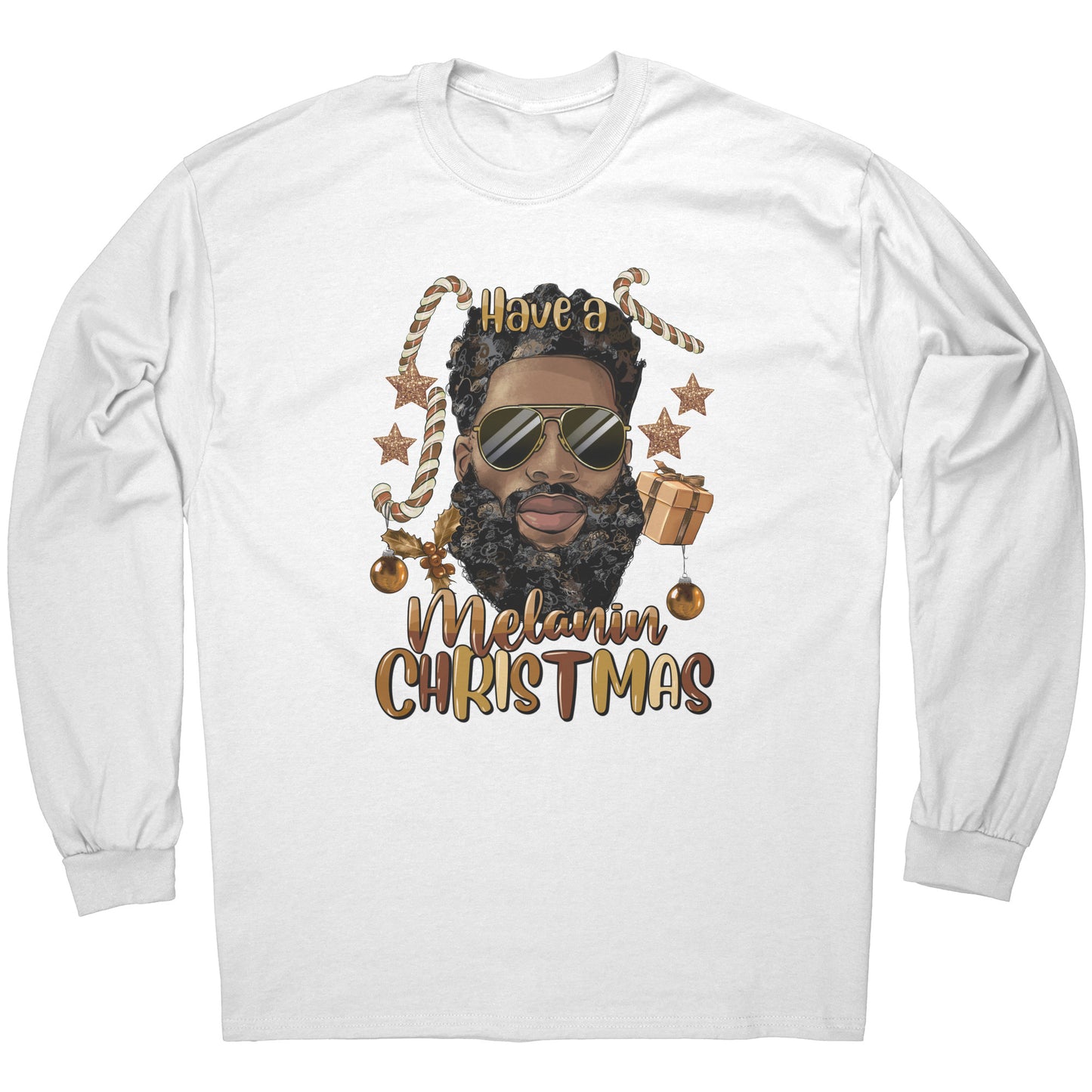 Have a Melanin Christmas Dad Tee