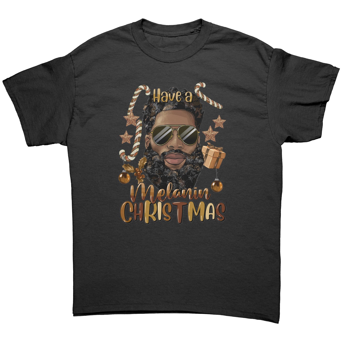 Have a Melanin Christmas Dad Tee