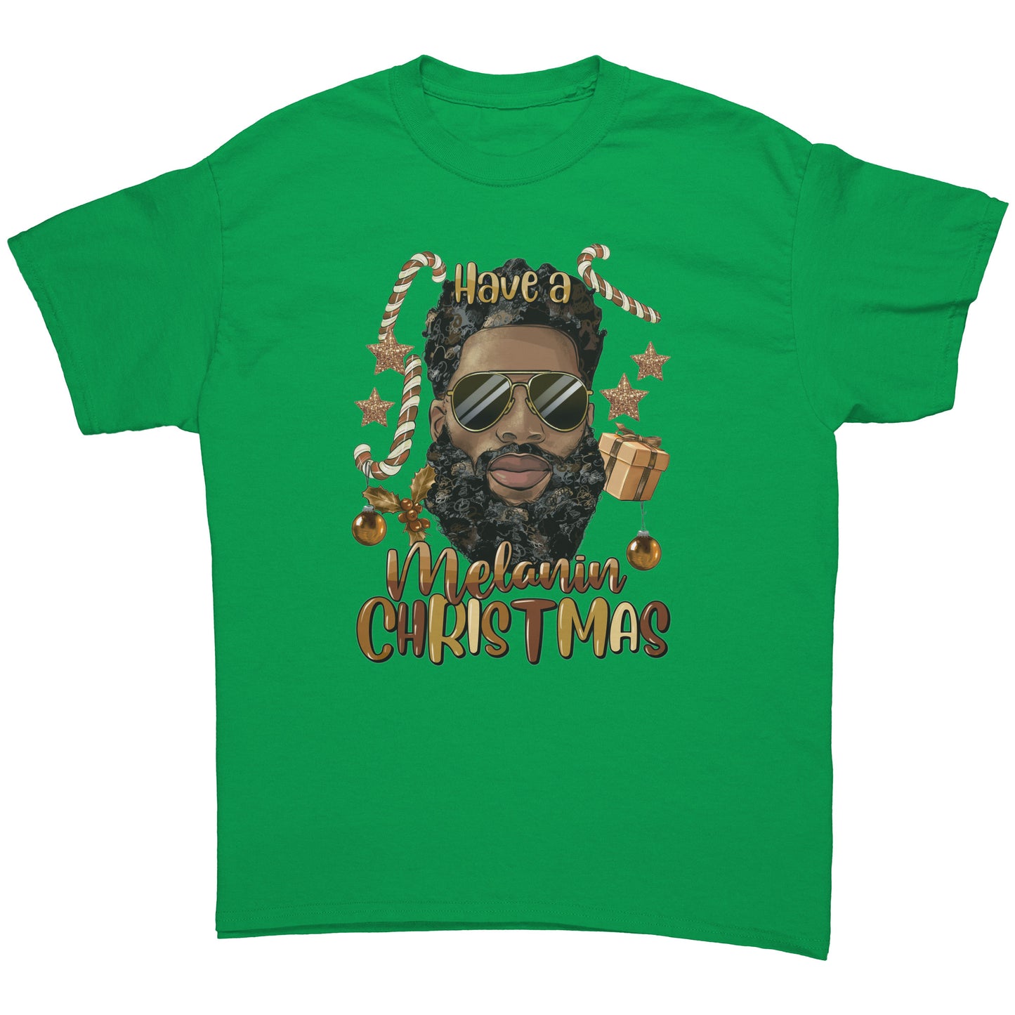 Have a Melanin Christmas Dad Tee