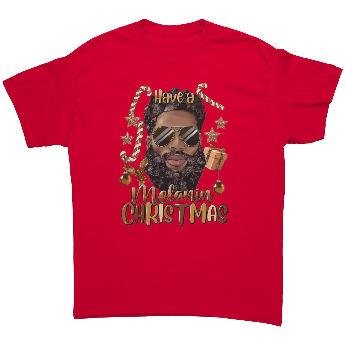 Have a Melanin Christmas Dad Tee