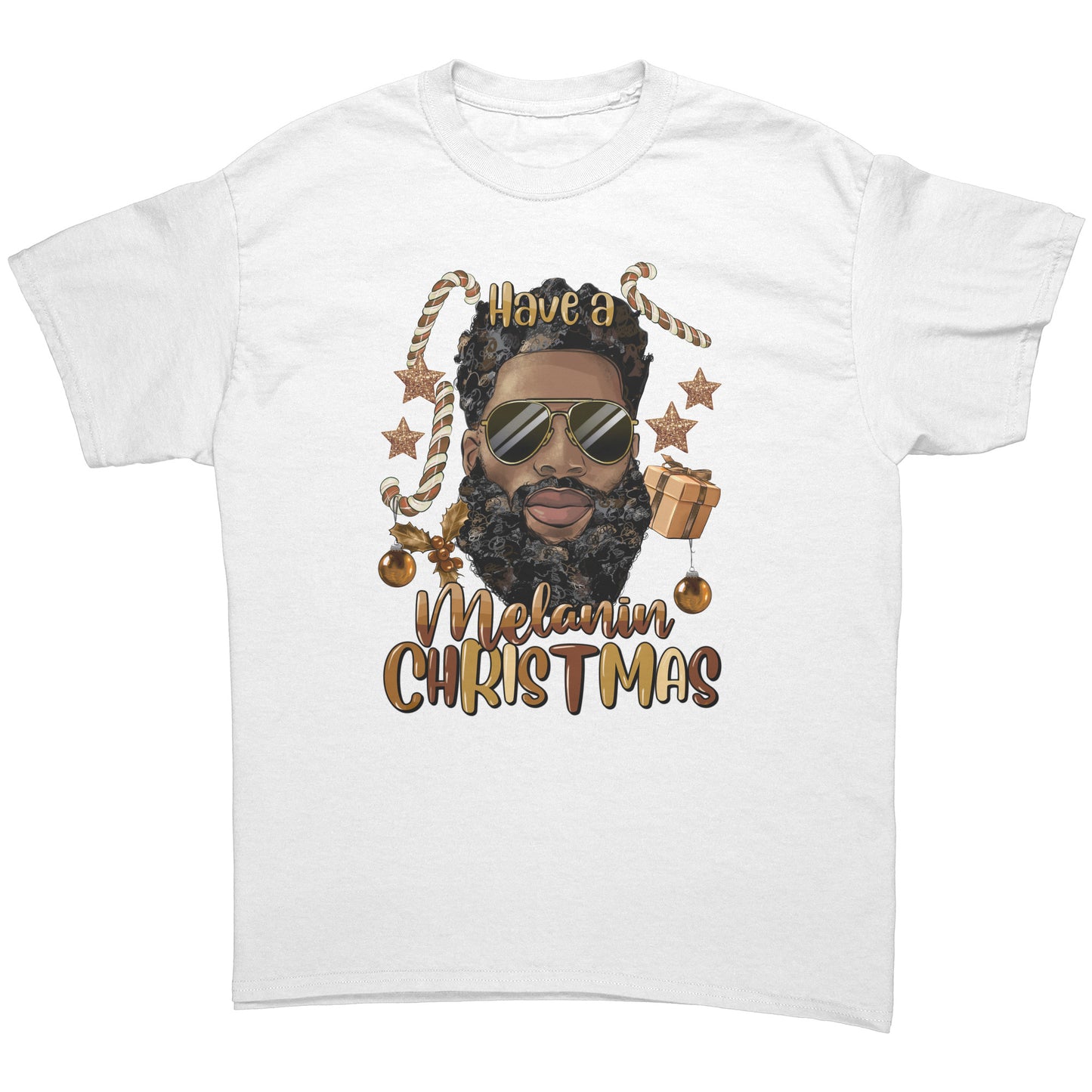 Have a Melanin Christmas Dad Tee