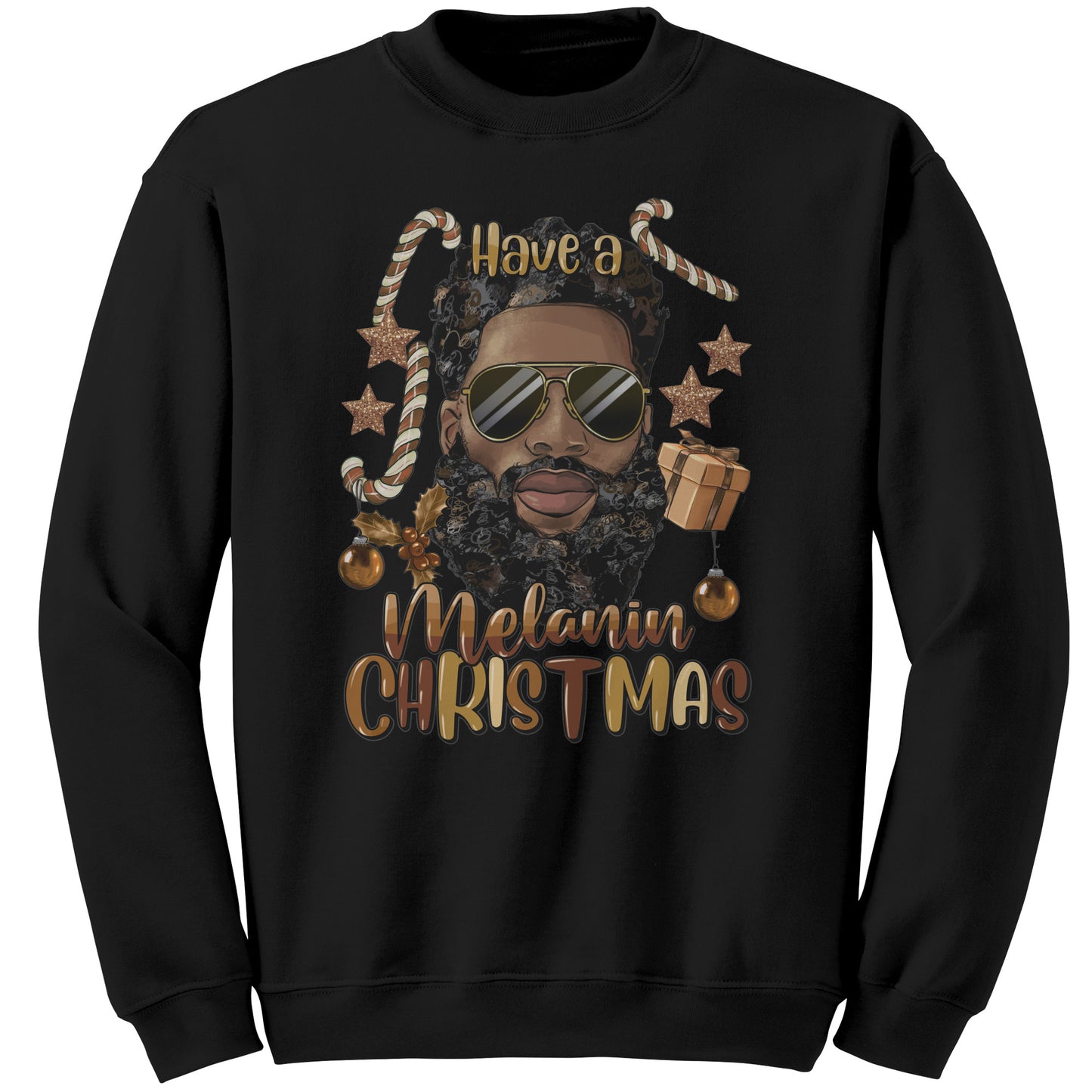 Have a Melanin Christmas Dad Sweatshirt