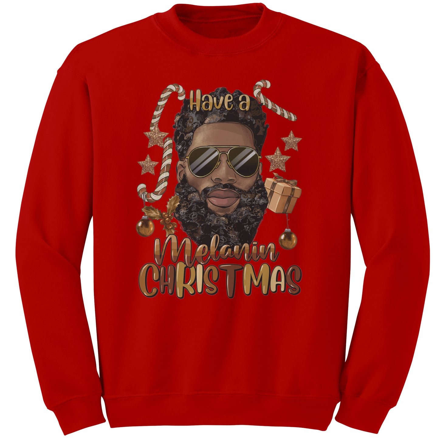 Have a Melanin Christmas Dad Sweatshirt