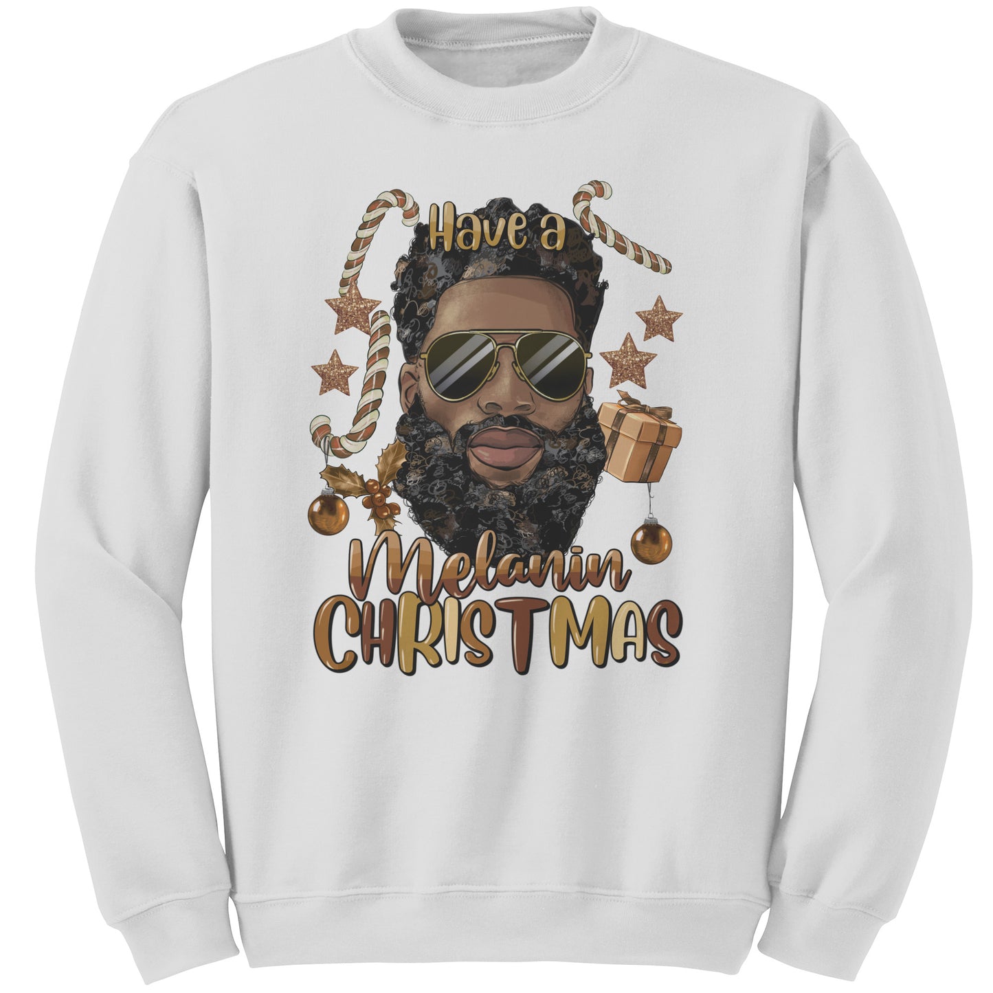 Have a Melanin Christmas Dad Sweatshirt